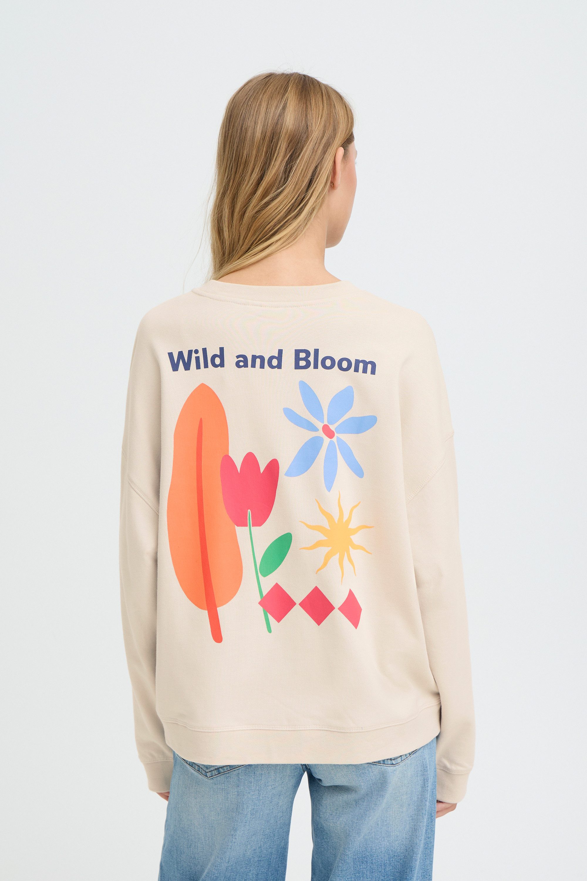 Ichi Fleecepullover Sweatshirt IHBAUMA