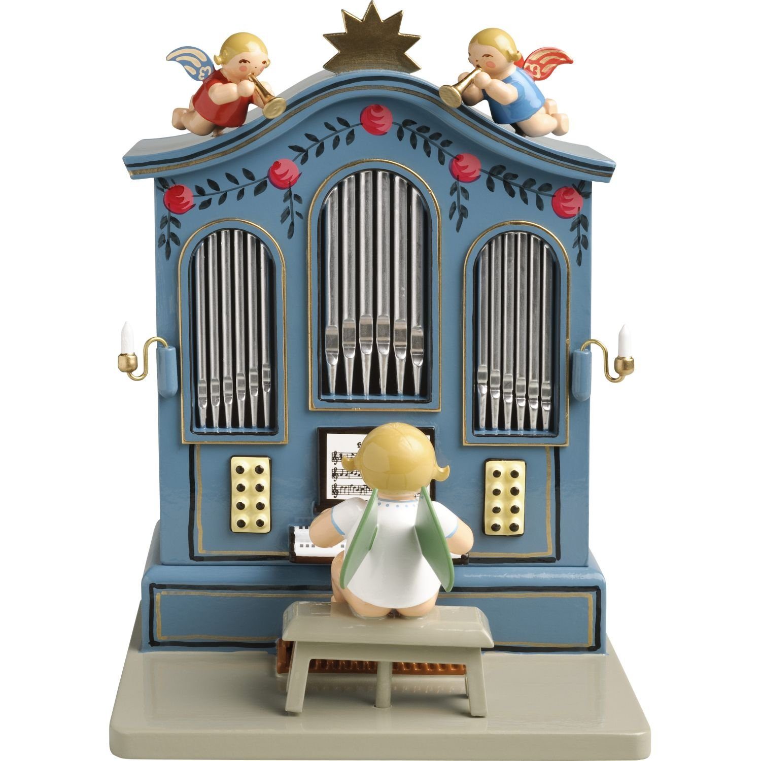 Wendt & Kühn Spieluhr Orgel mit Musikwerk Ihr Kinderlein Kommet 636/OrMIK