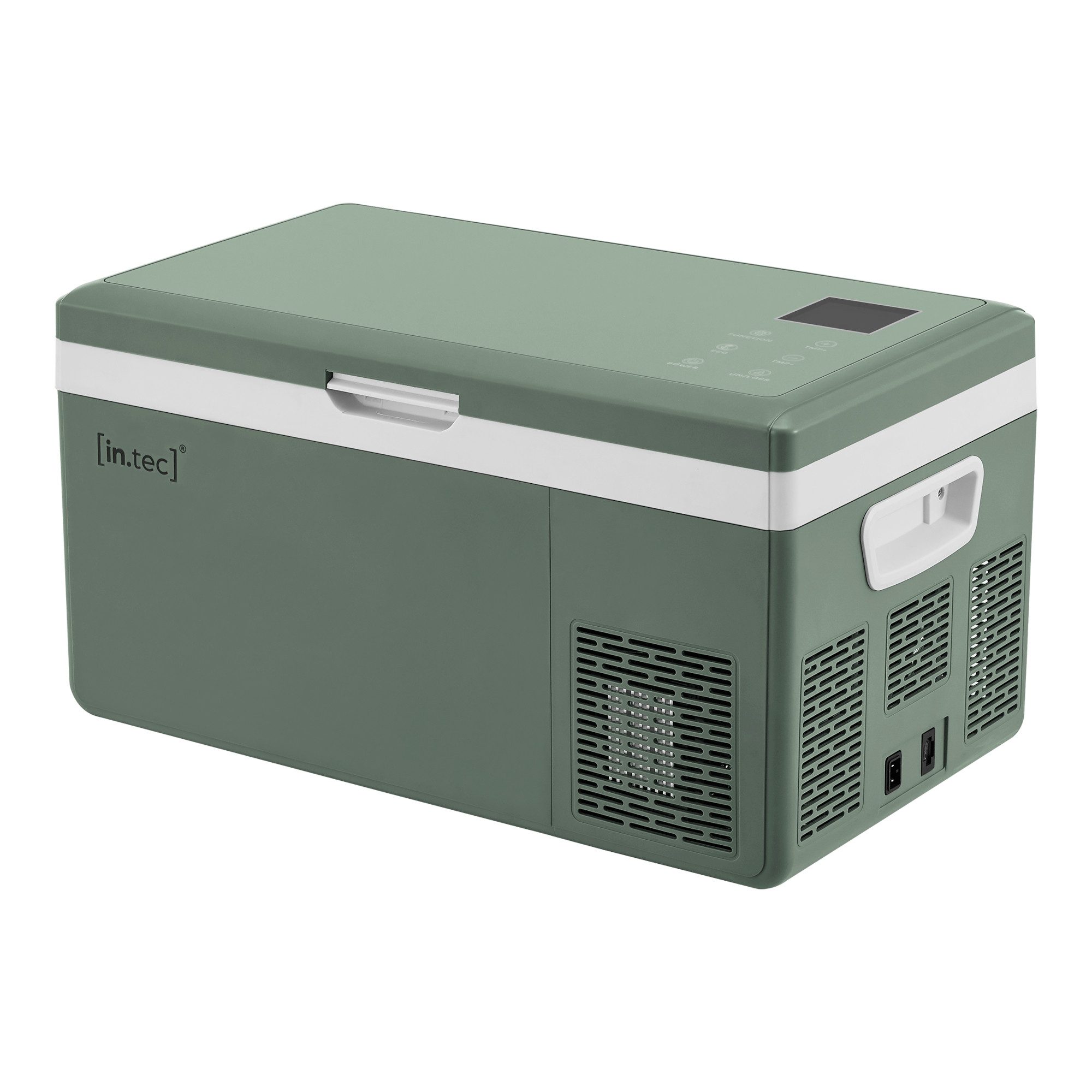 in.tec Kühlbox, »Arnesano« Autokühlschrank ABS-Kunststoff 25 L Army-Grün