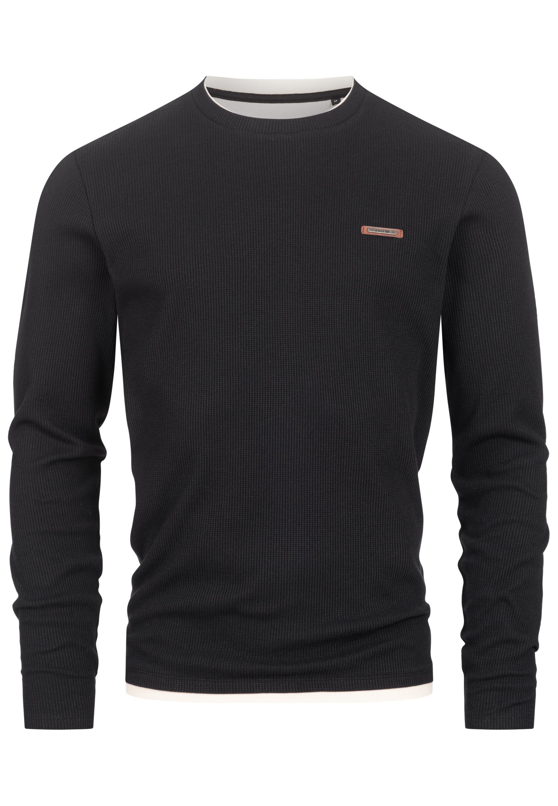 Indicode Langarmshirt Herren INSigfinn Shirt Langarm Herrenshirt Langarmshi günstig online kaufen