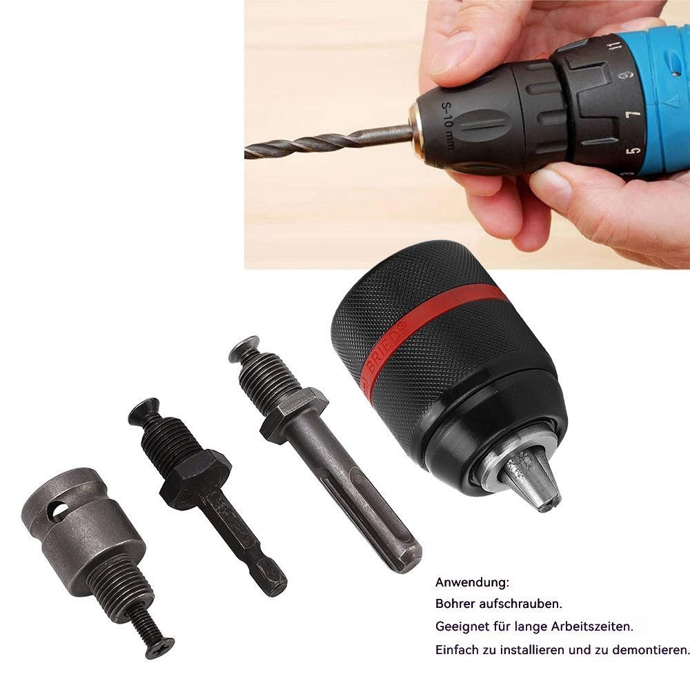 Hikity Bohrfutter Schnellspannbohrfutter 13mm Schlagschrauber Adapter, Schn günstig online kaufen