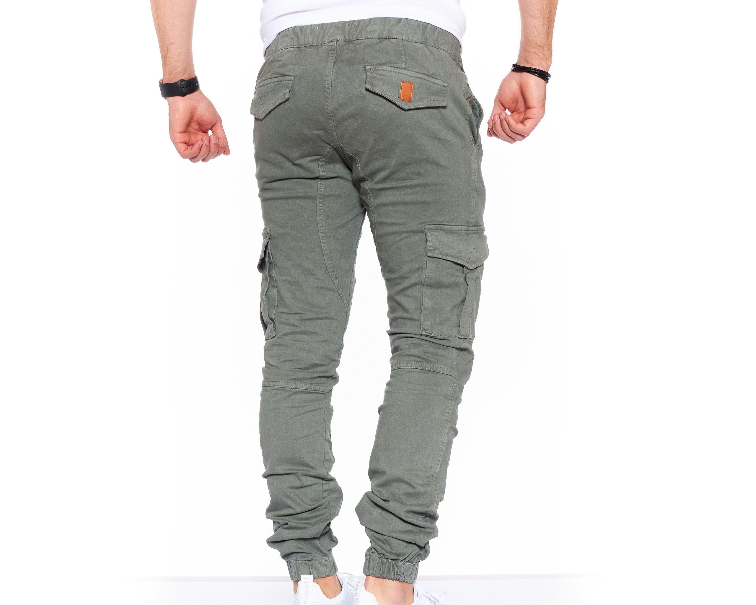 Styleko Cargohose Slim fit Cargohose Herren Cargohose männer Cargohose für Herren Jogger – Bild 4 von 5