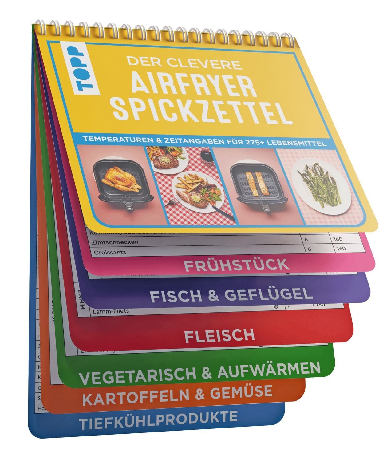 Der clevere Airfryer-Spickzettel / Sam Milner, Dom Milner