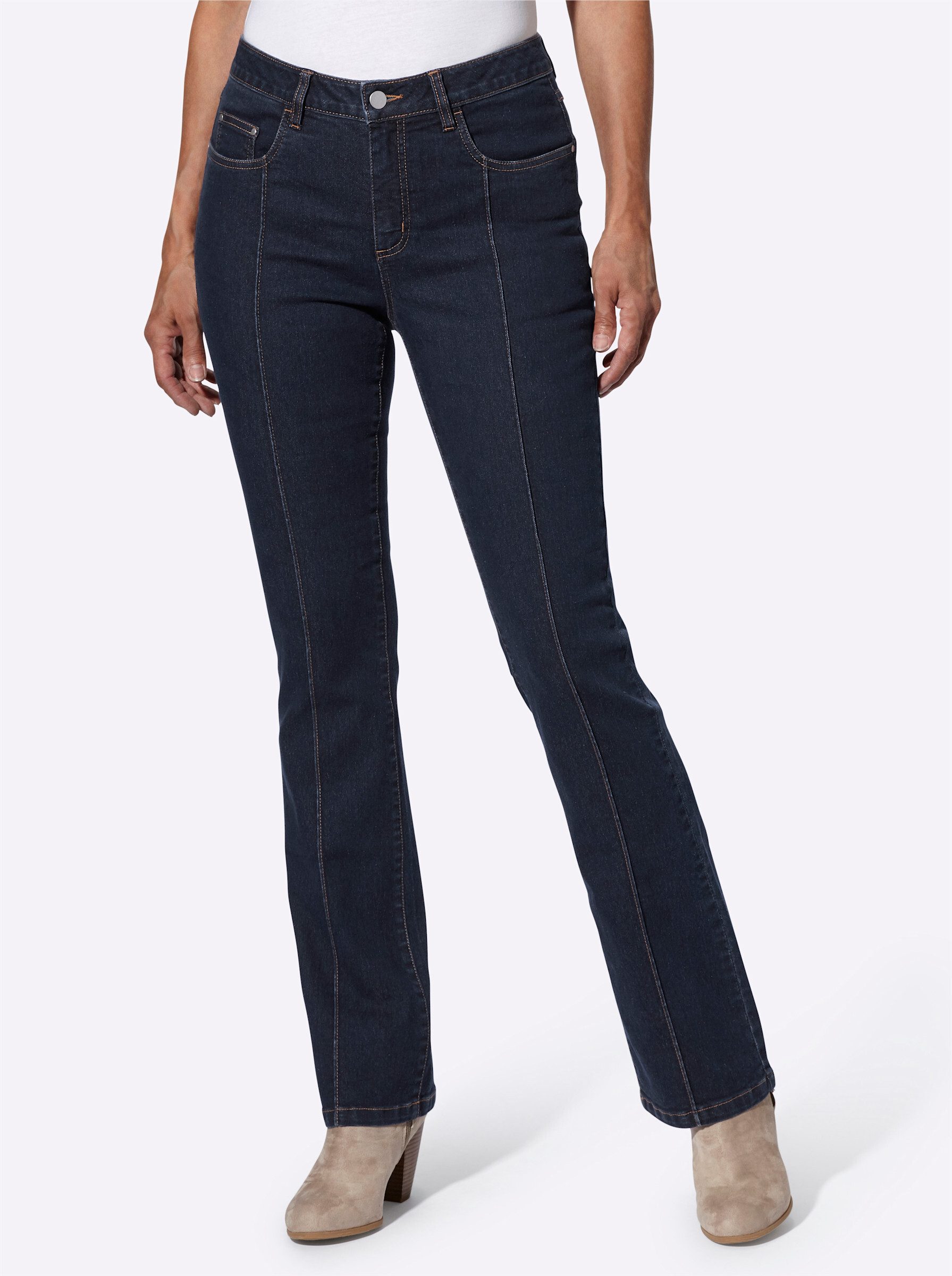 Sieh an! Bequeme Jeans Bootcut-Jeans günstig online kaufen