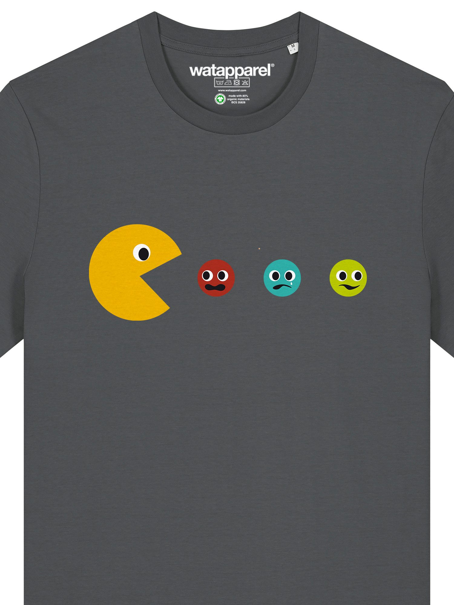 wat? Apparel T-Shirt Pacmännchen