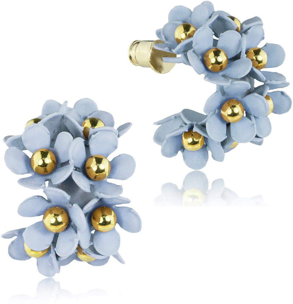 LUISIA® Paar Ohrstecker Halb Creolen Ohrringe günstig online kaufen