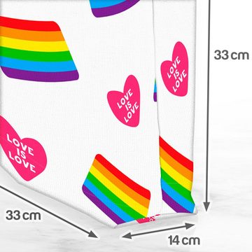 VOID Henkeltasche (1-tlg), Pride Love is Love LGBTQ Gleichheit Partner Gay pride flag parade clu