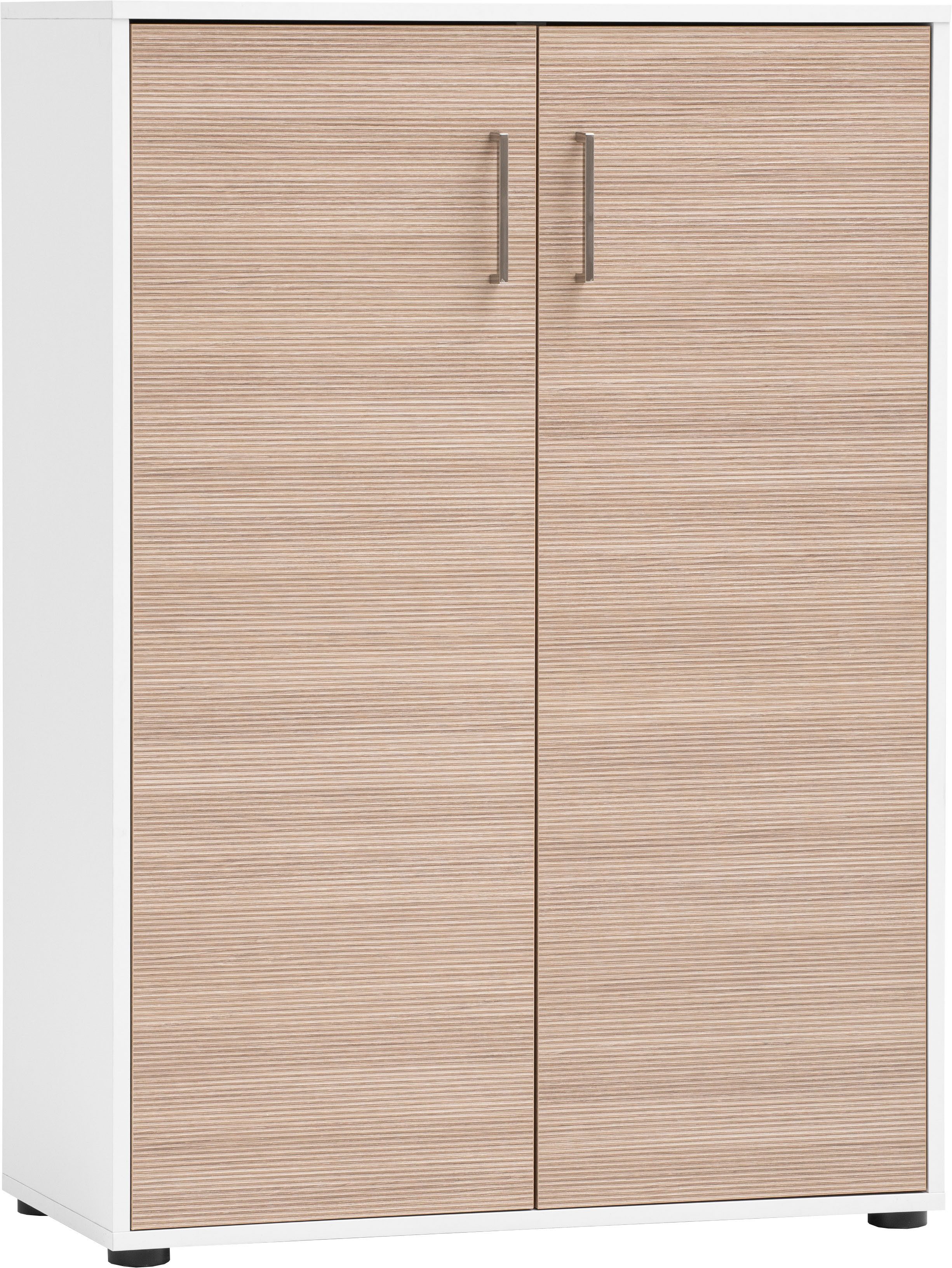 Schildmeyer Aktenschrank METZ, 2 Türen in Canello, Höhe 113,4 cm, 6 Fächer, MADE IN GERMANY (1-St) Fronten in Canello, MADE IN GERMANY