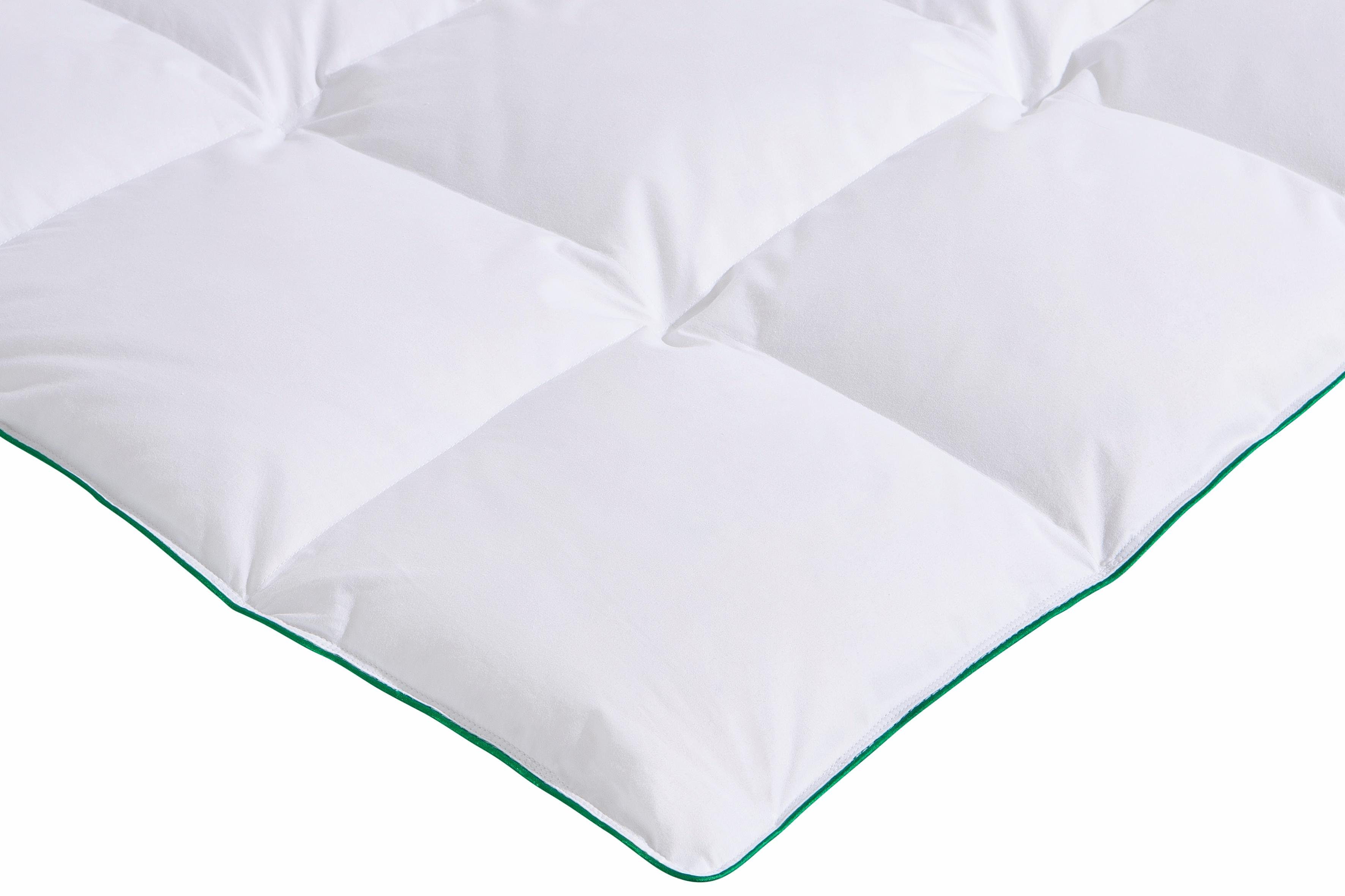 fjödur Daunenbettdecke Fee, Bettdecke 135x200, 155x220 cm und weitere Größen, Füllung: 80% Daunen, 20% Federn, Bezug: 100% Baumwolle, Hergestellt in Deutschland