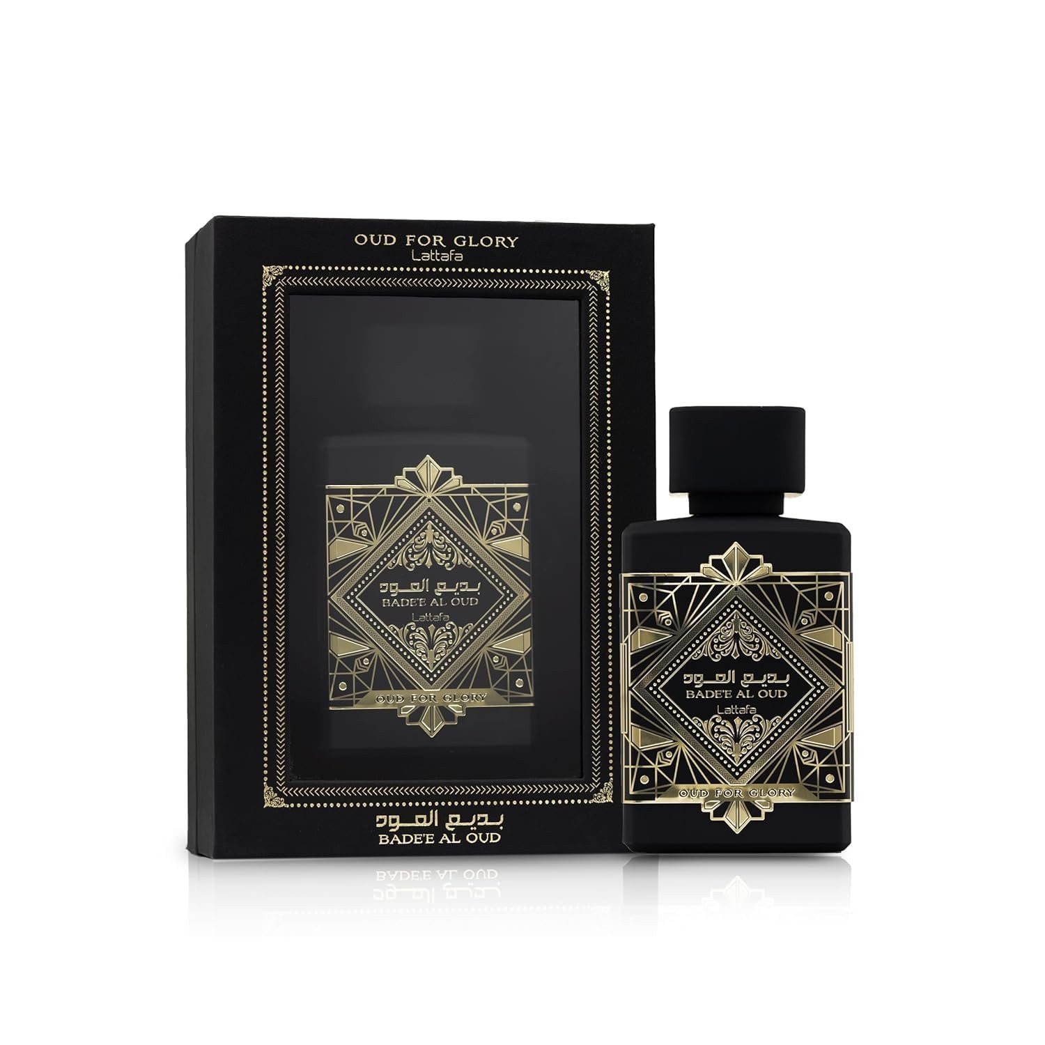 Lattafa Extrait Parfum "Badee Al Oud" Orientalischer Oud Duft mit luxuriöser Tiefe, Warmer Safran Patchouli Duft mit starker Sillage und Eleganz