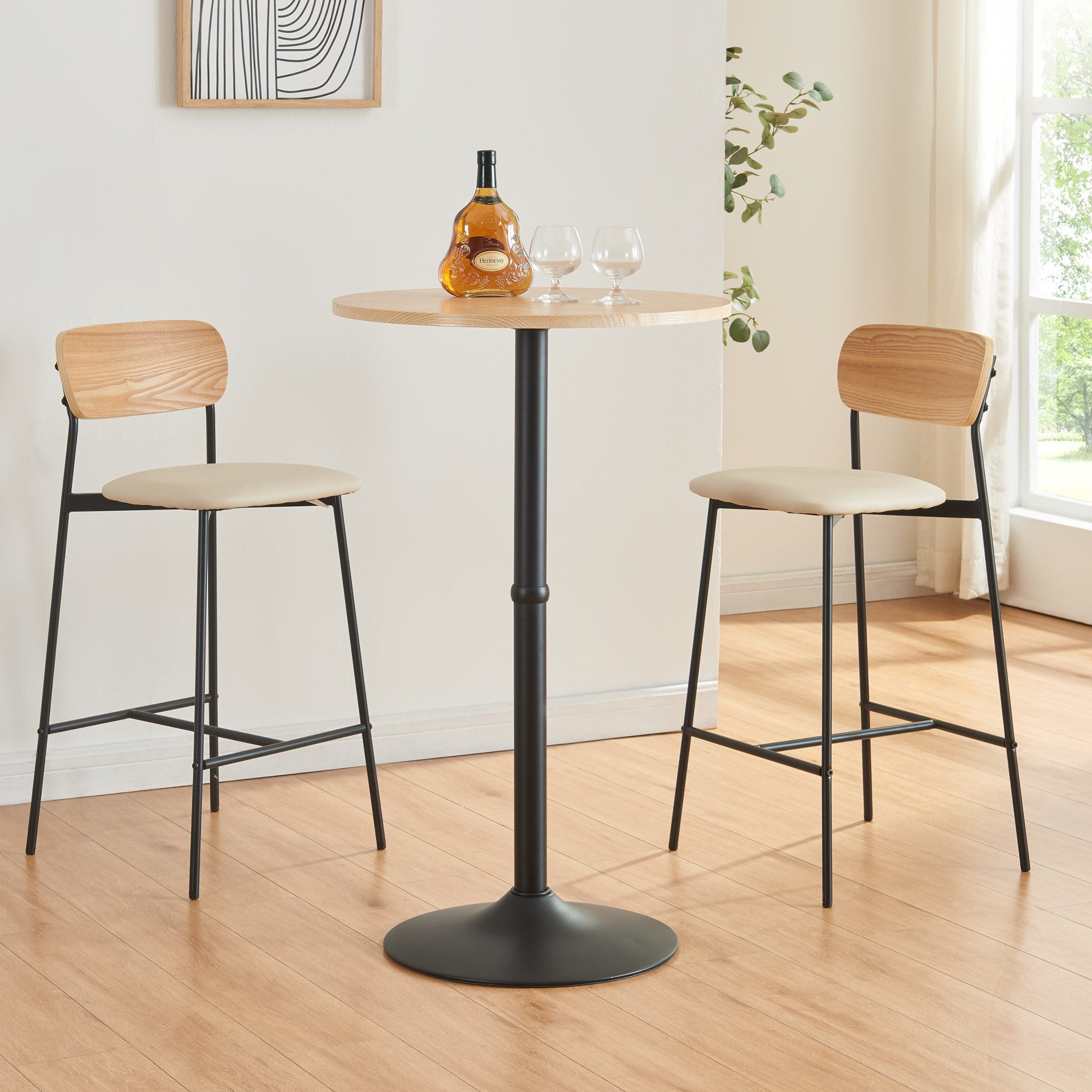 en.casa Bartisch, »Vantaa« Stehtisch mit runder günstig online kaufen