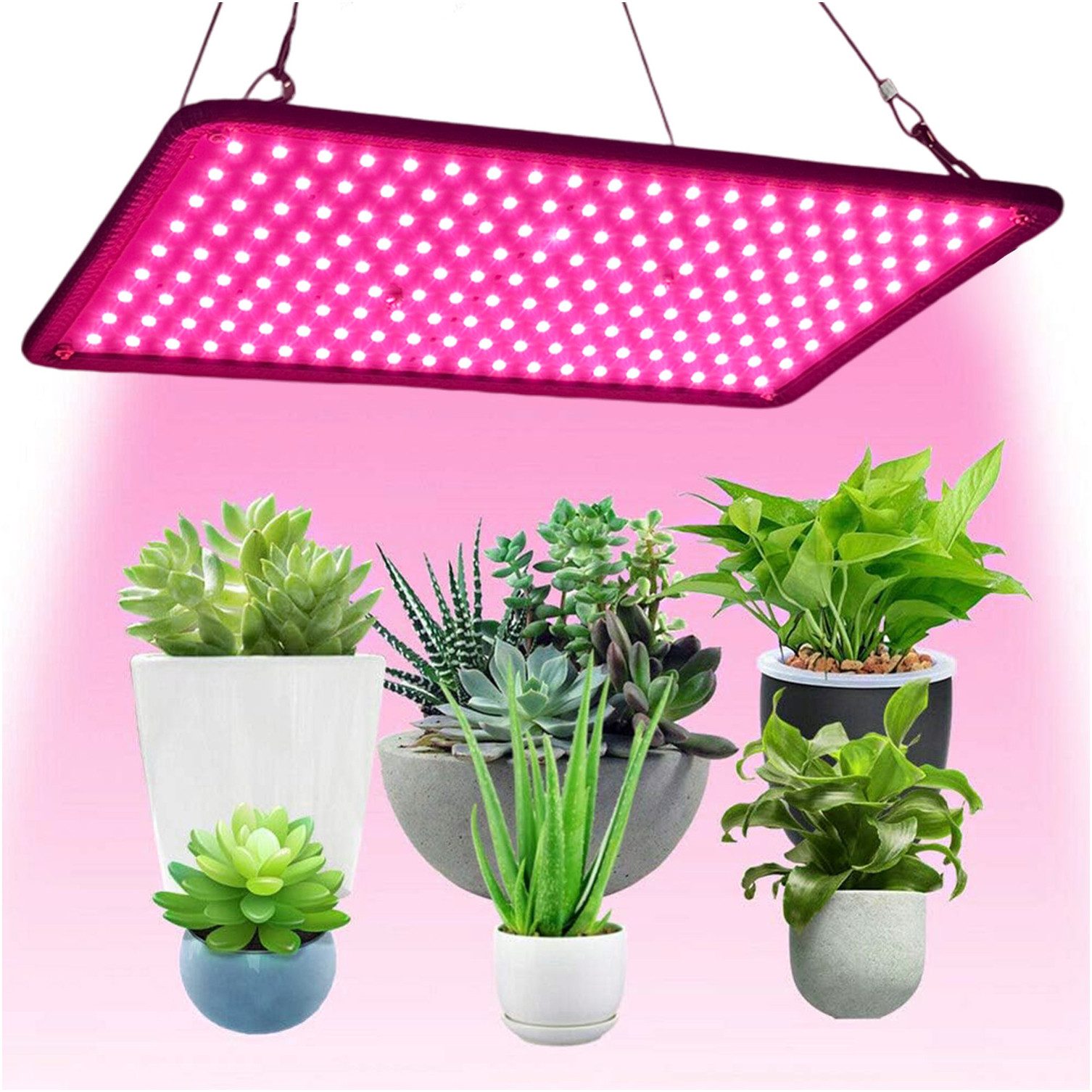 Jibenhome Pflanzenlampe 180 LEDs LED Grow Lampe für Wachsen Anlage