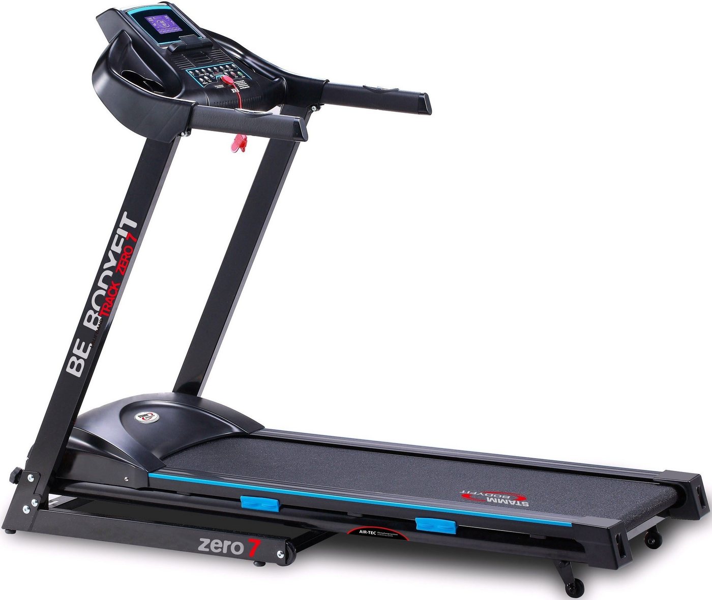 STAMM BODYFIT Laufband Track Zero7 (mit praktischem Klappmechanismus), bis max. 16 km/h, klappbar, mit Steigung, 110 kg max. Benutzergewicht