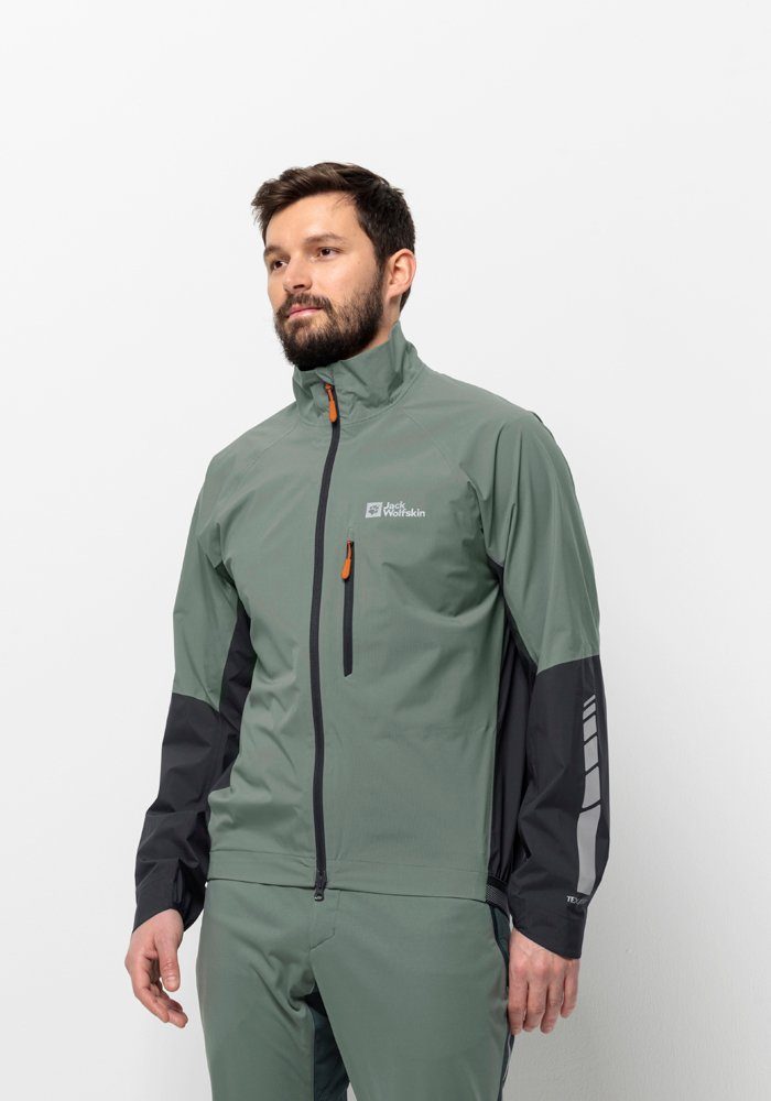 Jack Wolfskin Fahrradjacke MOROBBIA 2.5L M hedge-green JKT