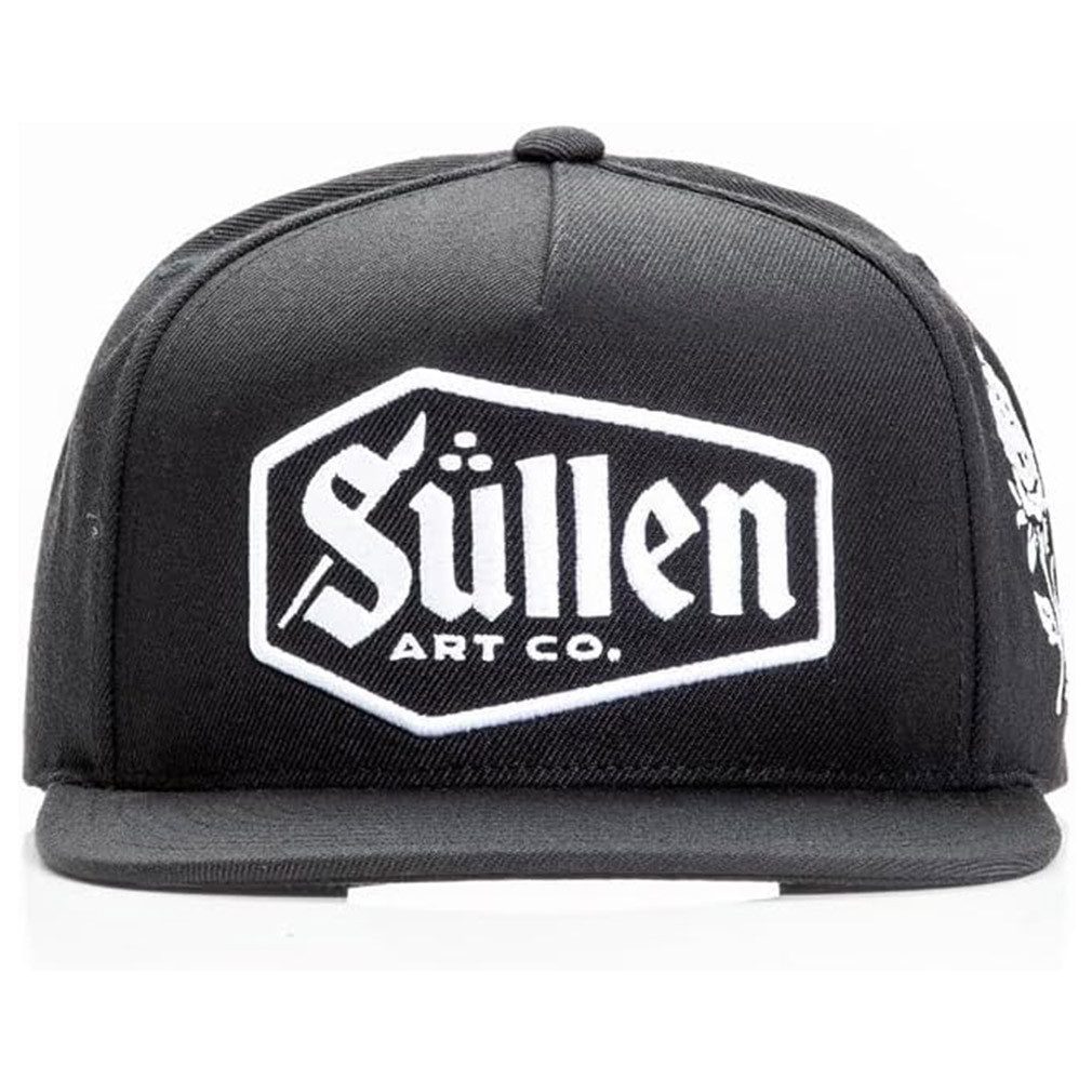 Sullen Clothing Baseball Cap Last Rites Schwarz-Weiß