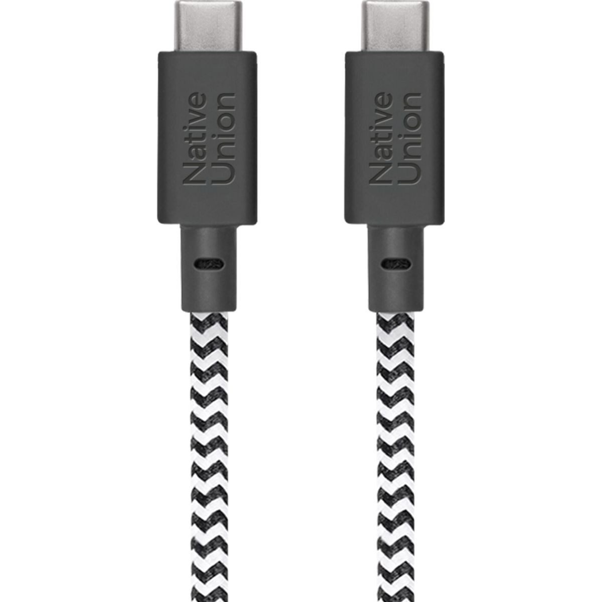 NATIVE UNION Belt Cable XL USB-C to USB-C 3m Zebra Smartphone-Adapter