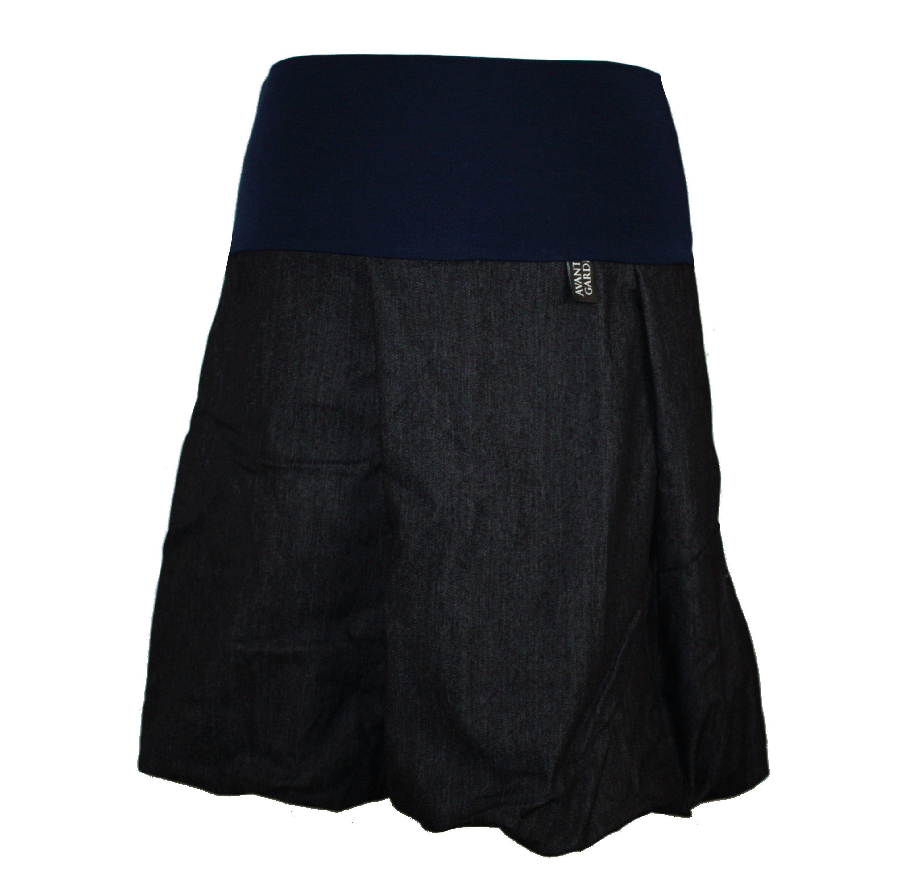 dunkle design Jeansrock Ballonrock 51cm Uni günstig online kaufen
