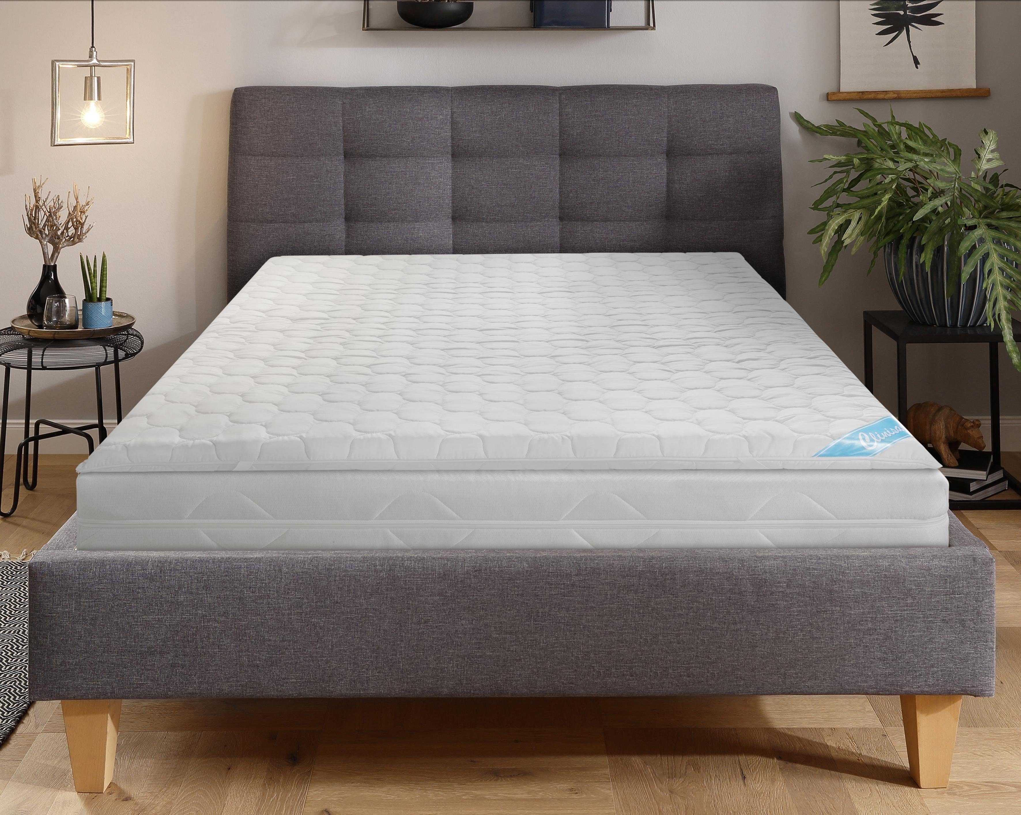 fan, Topper Komfortschaum, Clinisan Punktoflex Plus, 8,5 cm hoch, Komfortschaum, Topper in verschiedenen Größen, druckentlastender Topper