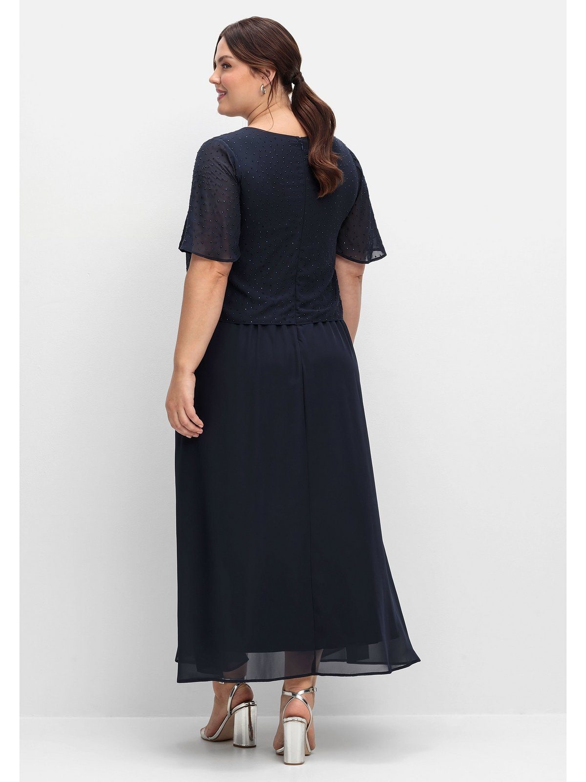 Sheego Abendkleid Große Größen im Lagenlook, günstig online kaufen
