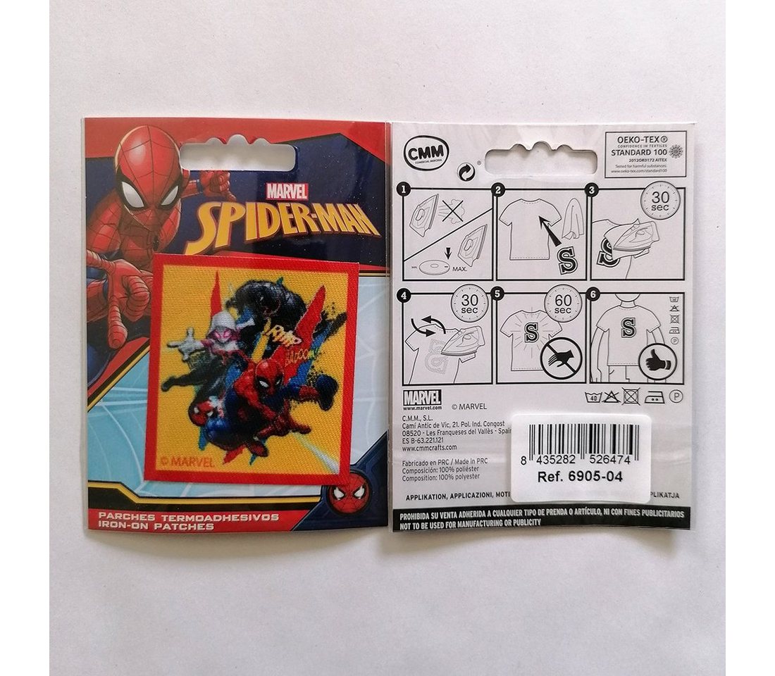 Thumbnail - MARVEL Aufnäher Bügelbild, Aufbügler, Applikationen, Patches, Flicken, zum aufbügeln, Polyester, Spiderman Comic Gruppe ...