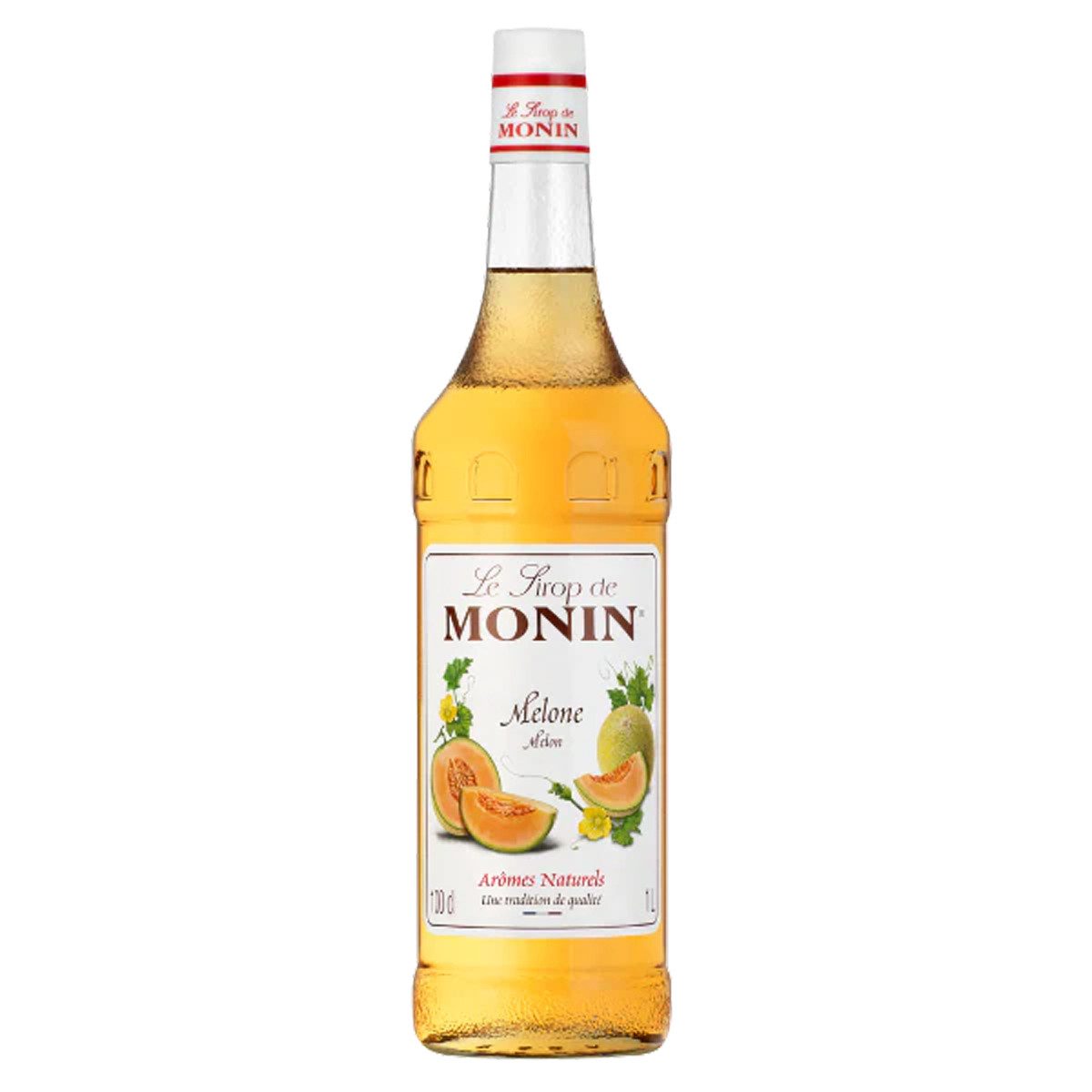 MONIN Getränke-Sirup, Monin Melone Sirup fuer Limonaden und Eistee fruchtig fein 1000 ml