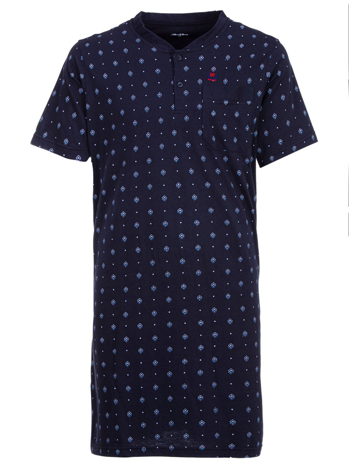 Henry Terre Nachthemd Nachthemd Kurzarm - Raute günstig online kaufen