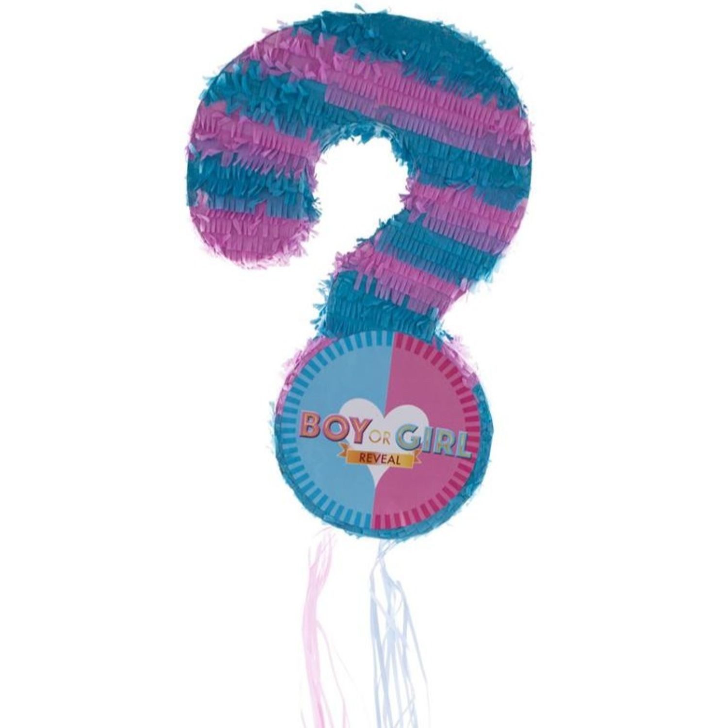 Funny Fashion Pinata Pinata 'Gender Reveal' Boy or Girl, 34x10x51cm