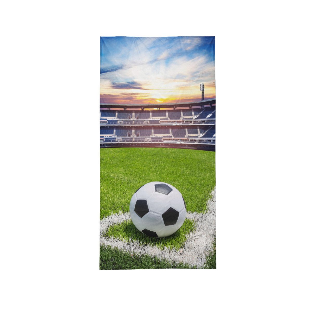 Detexpol Duschtuch Fußball Unisex Kinder, Frottee (1-St)