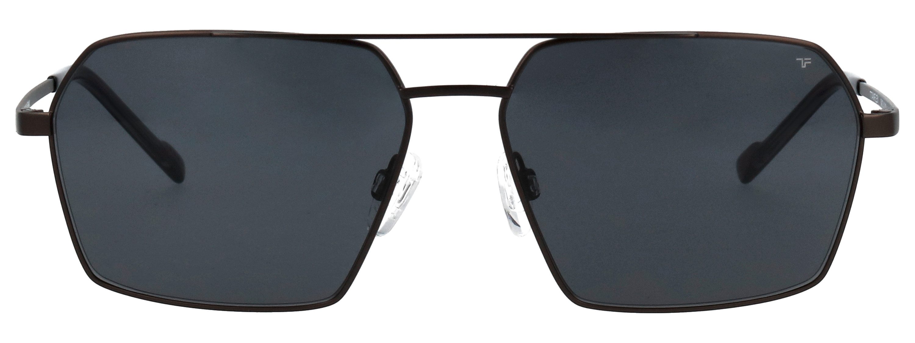 TITANflex Sonnenbrille Modell 824133 Form Pilot, Logoschriftzug auf Bügel, Titanflexfassung