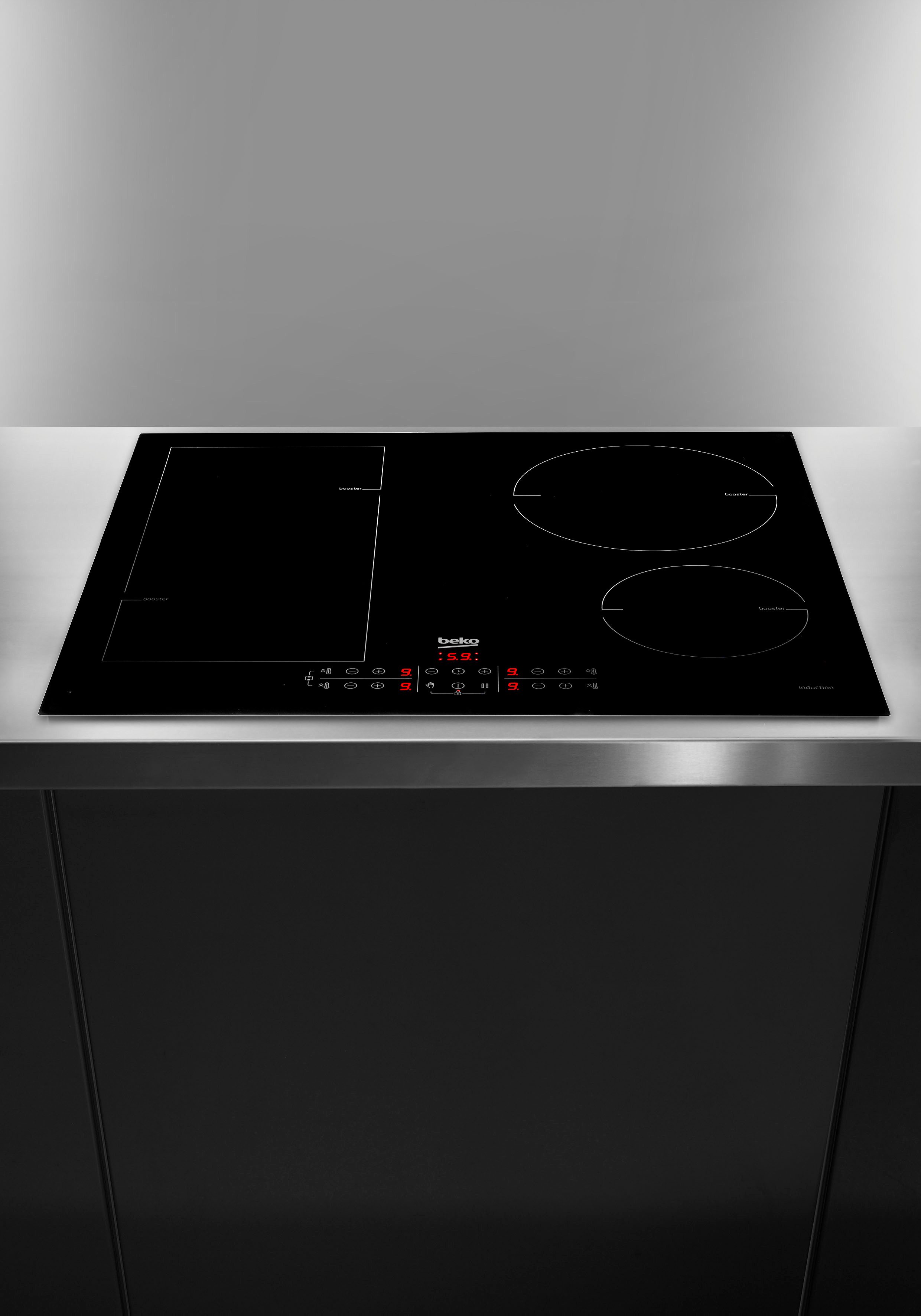 BEKO Flex-Induktions-Kochfeld, Flexible Kochzonen für präzises und energieeffizientes Kochen