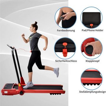 Fangqi Laufband Laufgerät mit Remote contral Fitnessübung Cardio-Jogging, 1,5 PS Leistungsstarker Motor