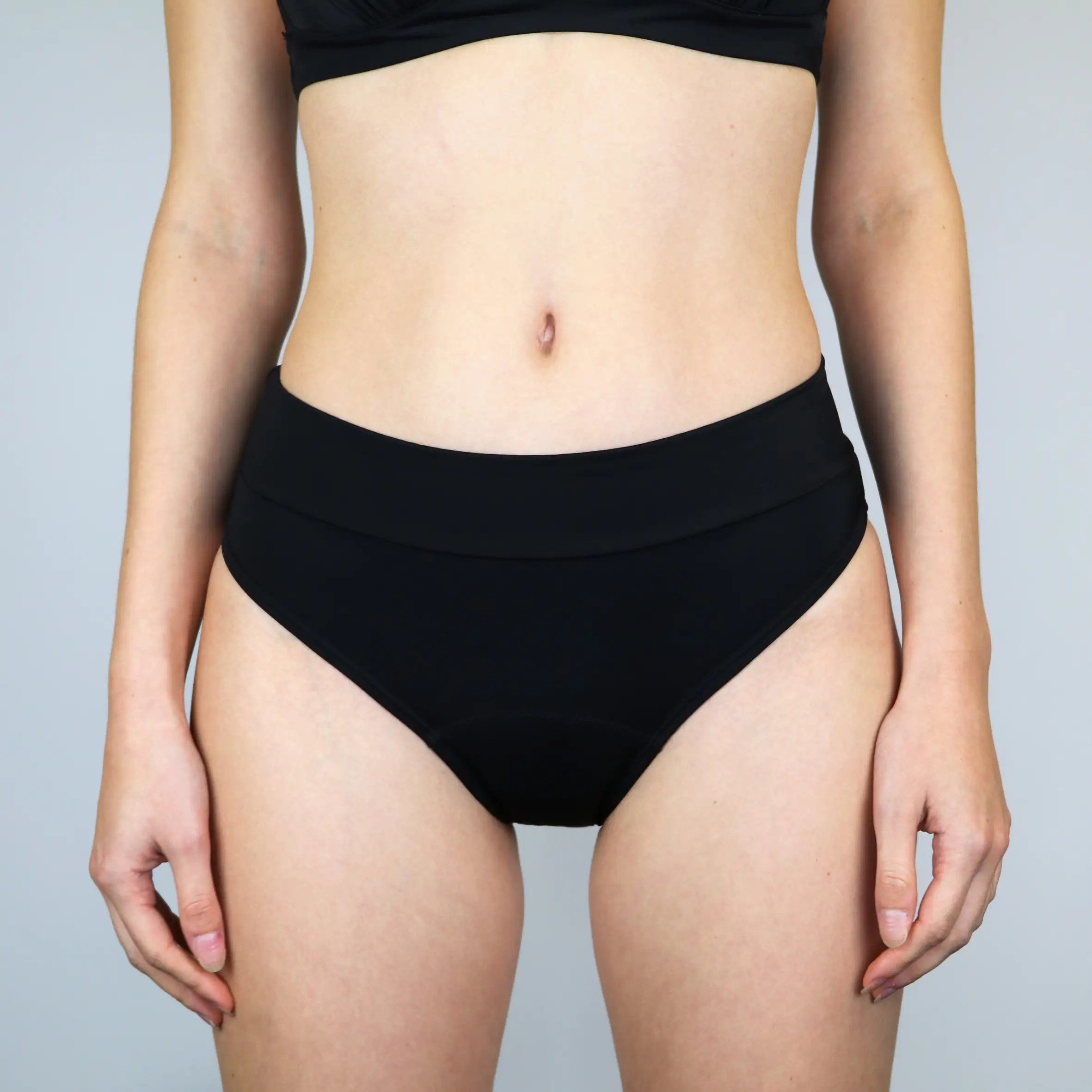 MYLILY Perioden-Bikini-Slip Perioden Bikinihose Basic Slip