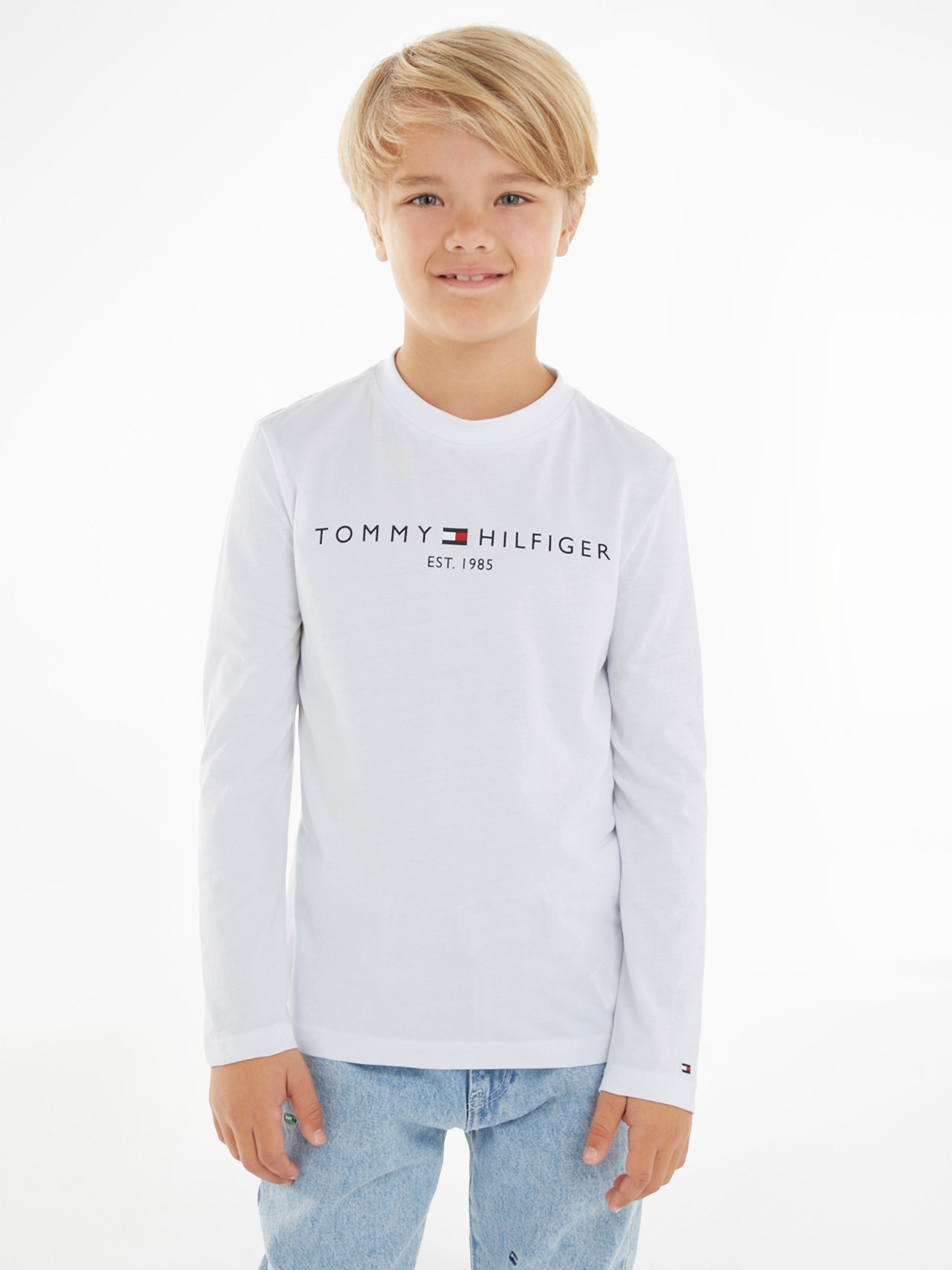 Tommy Hilfiger Langarmshirt U ESSENTIAL TEE L/S Babys bis 2 Jahre