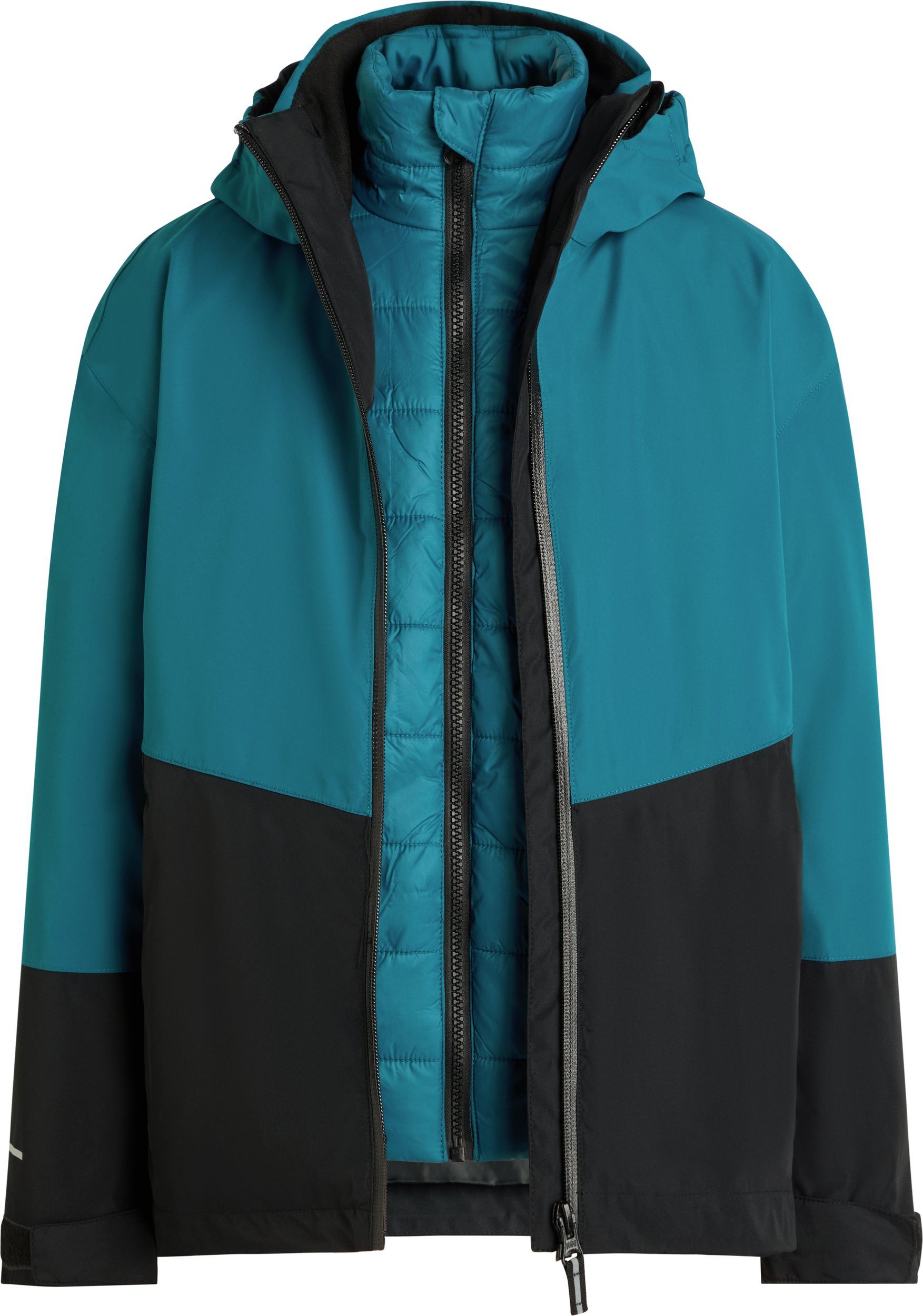 McKINLEY Doppeljacke Ju.-Funktions-Jacke Allalin 3:1 III B BLUE PETROL/BLACK NI