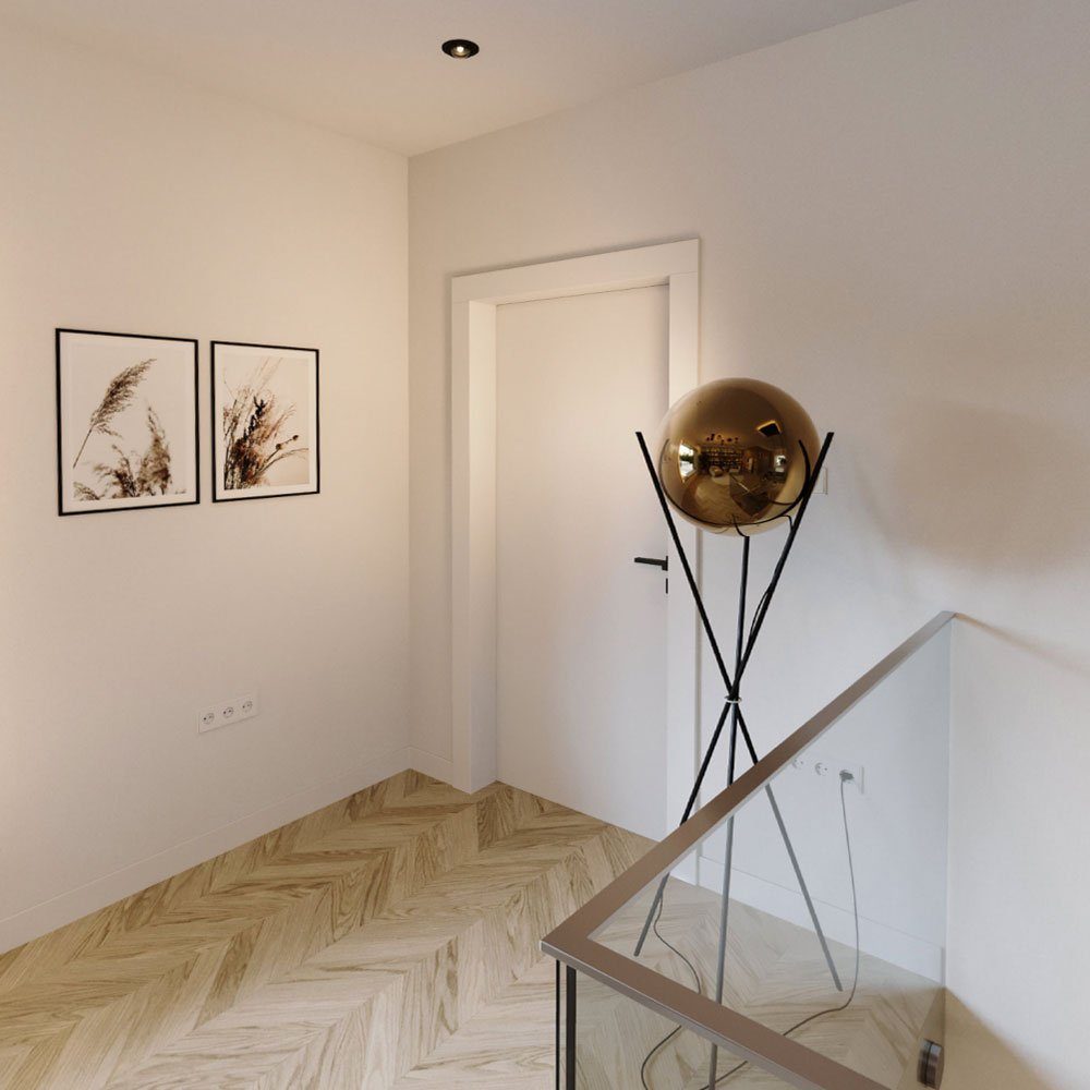 s.luce Stehlampe Dreibeinleuchte Orb 40cm Glaskugel günstig online kaufen