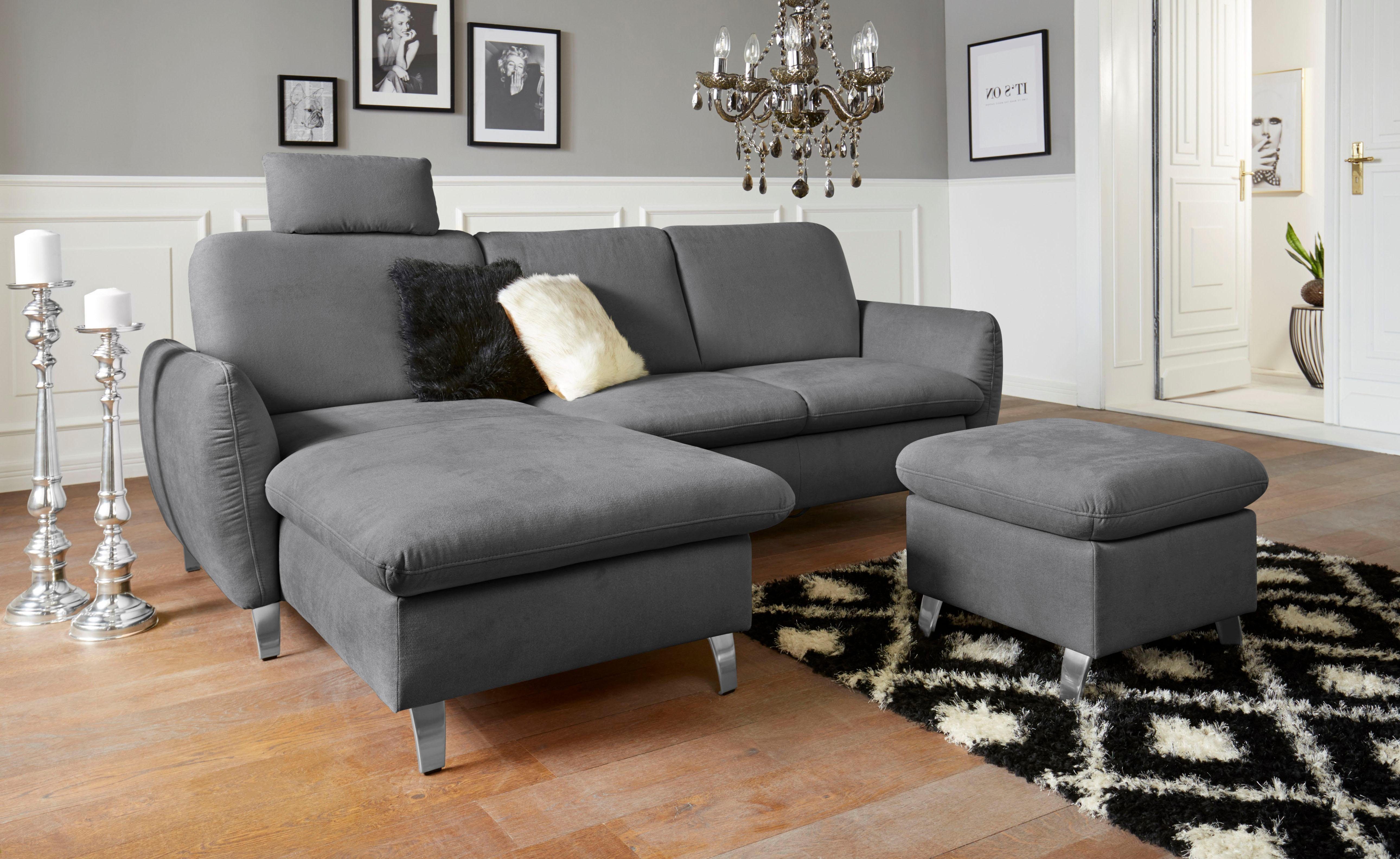 sit&more Ecksofa Daytona, mit Federkern, Kopfstütze Bettfunktion einer und wahlweise mit