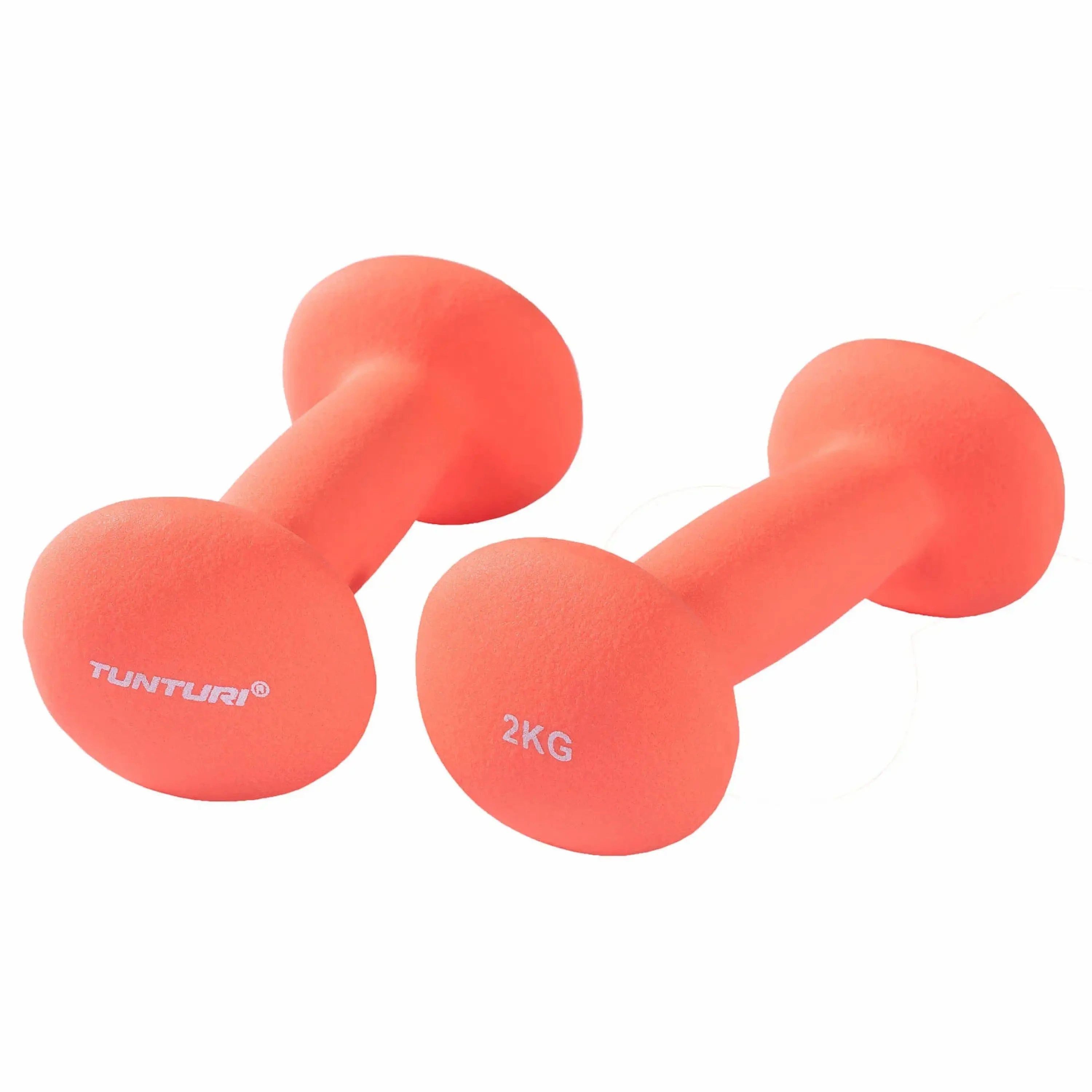 Gymnastikhantel Gymnastikhanteln, 2er-Set, 0,5-5,0 Kg, Neopren, bodenschonend