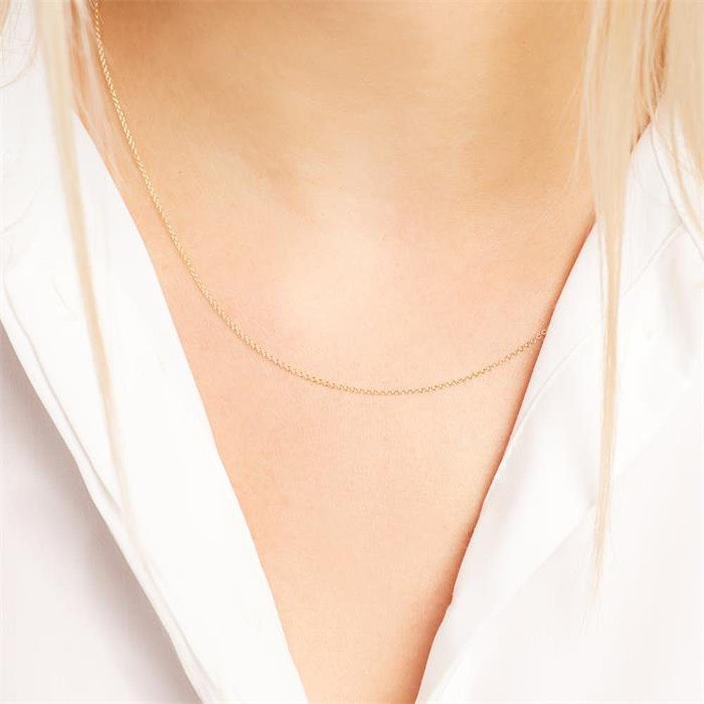 Unique Goldkette Filigrane Ankerkette au...