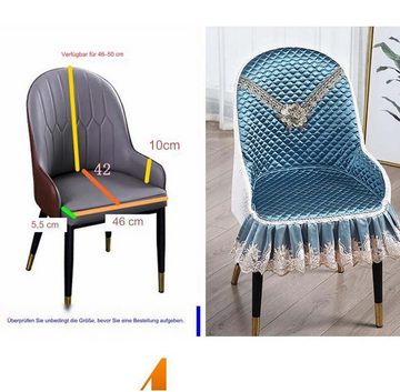 Stuhlbezug Einteiliges Anti-Rutsch-Stuhlkissen für alle Jahreszeiten, FIDDY, Vollständiger Sesselbezug für Zuhause.