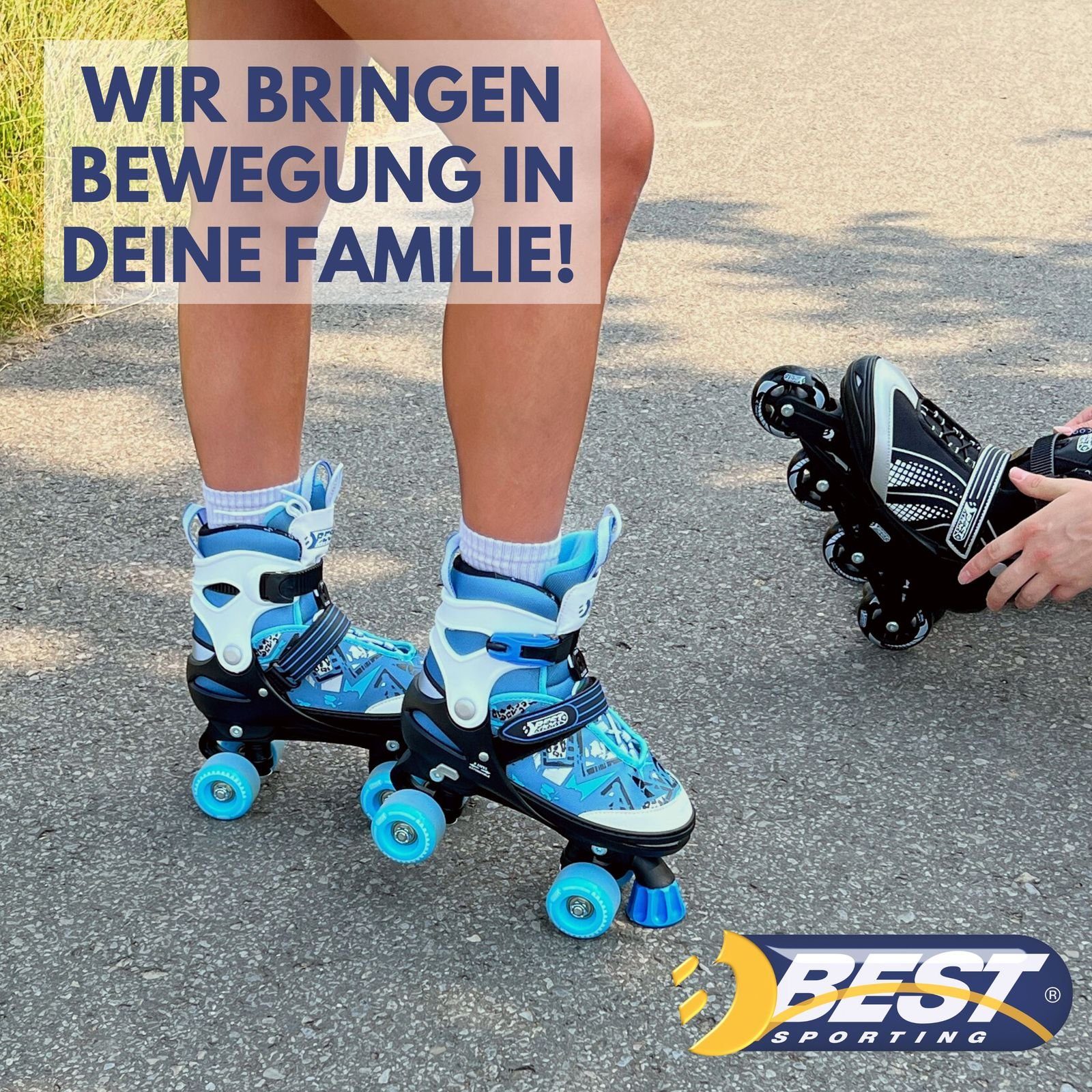 Best Sporting Schlittschuhe Rollschuhe Rollerskates Kinder Kids Abec 7 Größe verstellbar pink, Rollschuhe Rollerskates Kinder Kids Abec 7 Größe verstellbar pink