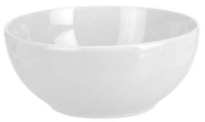 Spetebo Müslischale Porzellan Müslischale weiß matt - 6er Set, Porzellan, (6er Set, 6-tlg), Müsli Salat Snack Schüssel
