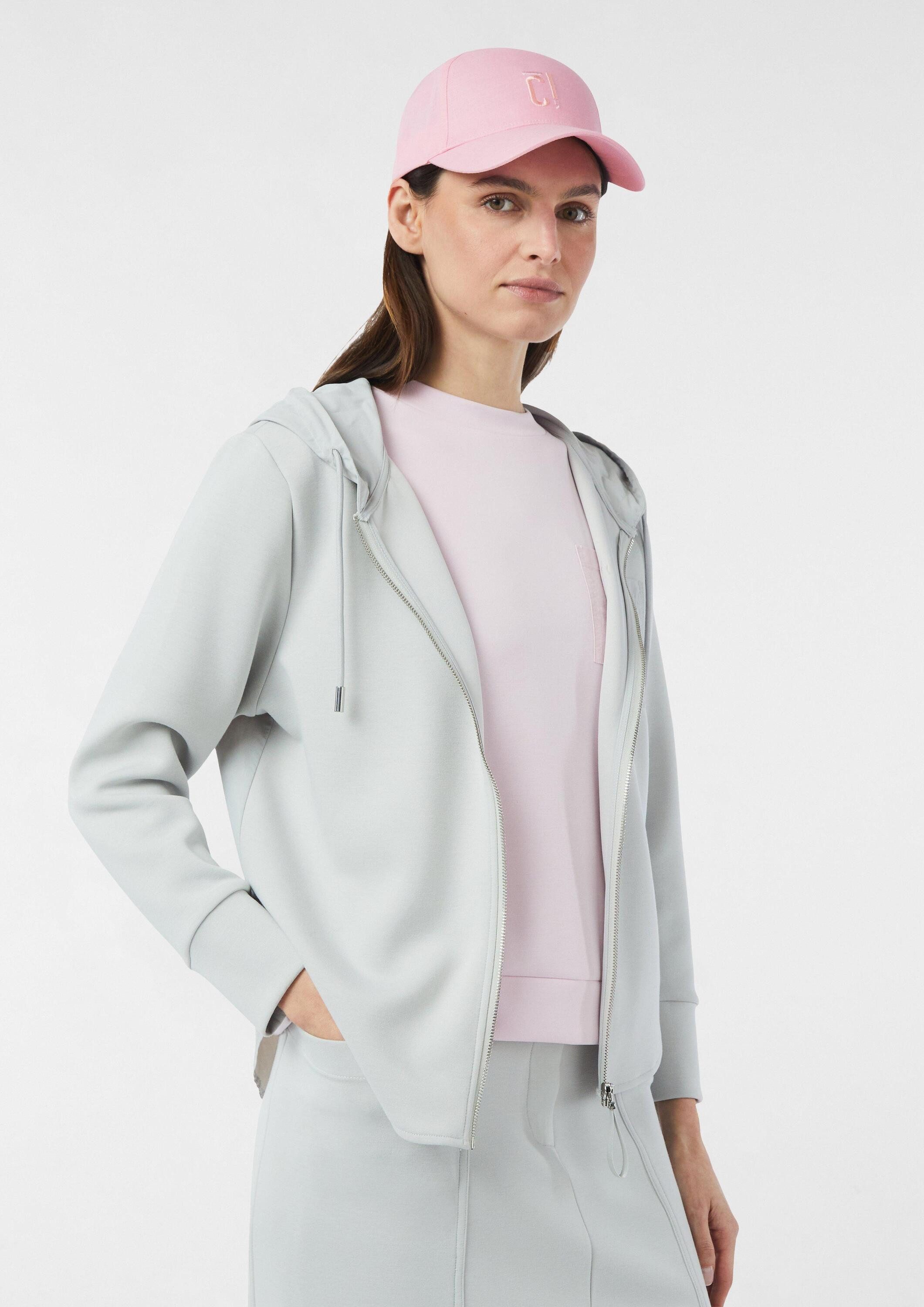 comma Snapback Cap Kappe Baseball-Cap aus Leinenmix mit Logo