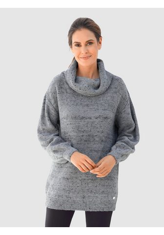 Пуловер с metallisiertem Garn
