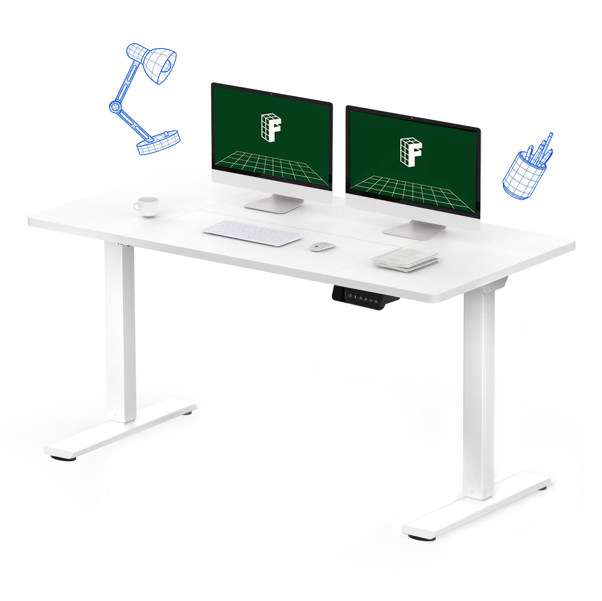 FLEXISPOT Schreibtisch Sitz-Steh-Tisch mit Memory-Funktionen (Dual-Motor günstig online kaufen