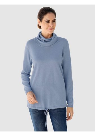 Пуловер в красивый Melange имитация