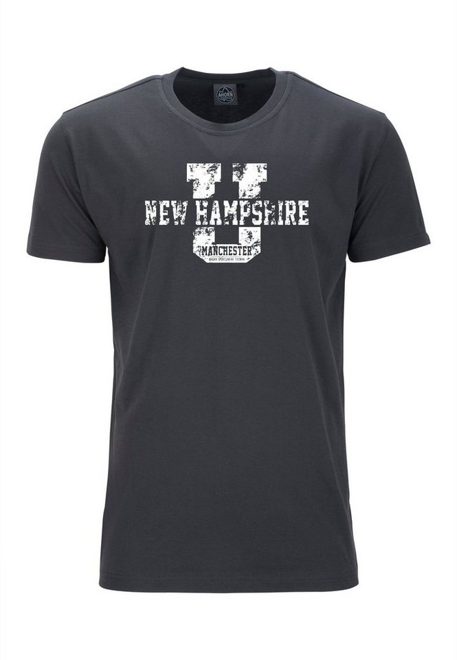 AHORN SPORTSWEAR T-Shirt NEW HAMPSHIRE mit coolem Frontprint, Mit großem  New Hampshire-Print auf der Front ein Highlight