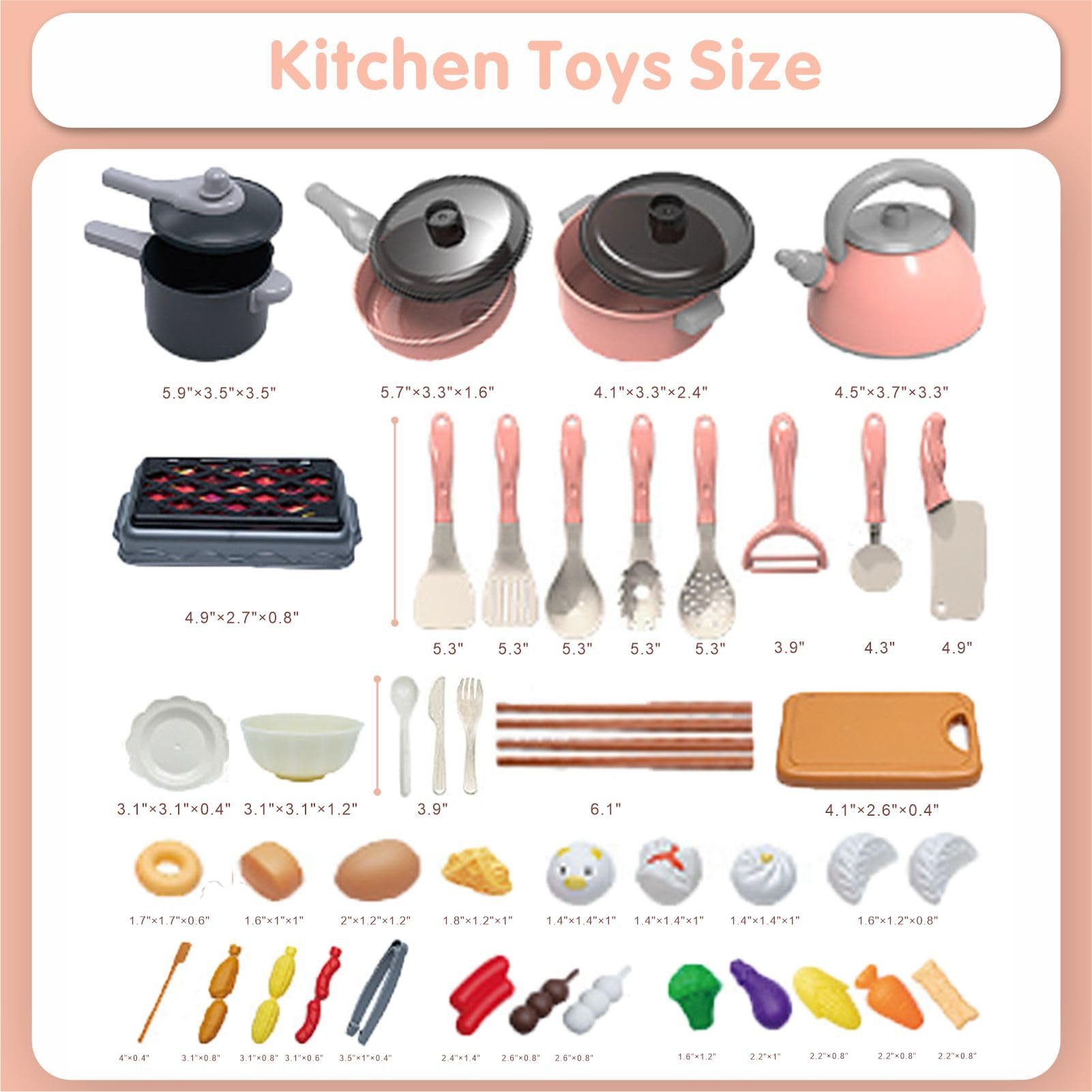 RWEUOQ Spielküche Kinder-Küchen-Spielzeug-Zubehör-Set mit Topf und günstig online kaufen