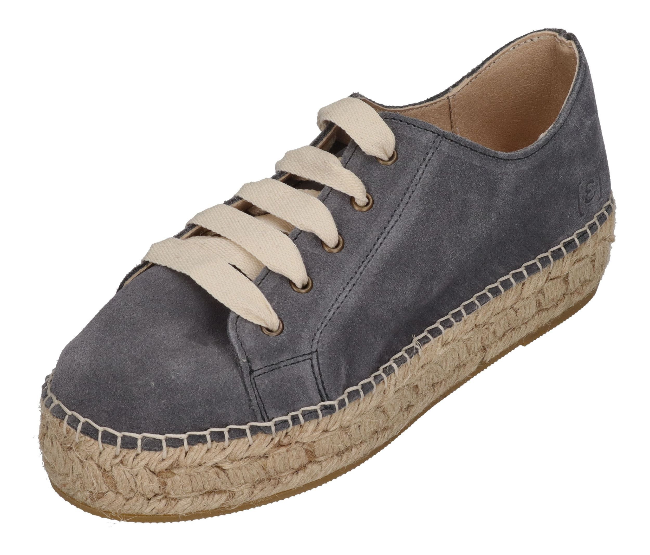 espadrij l´originale BASKET VELOUR Espadrille Asphalt