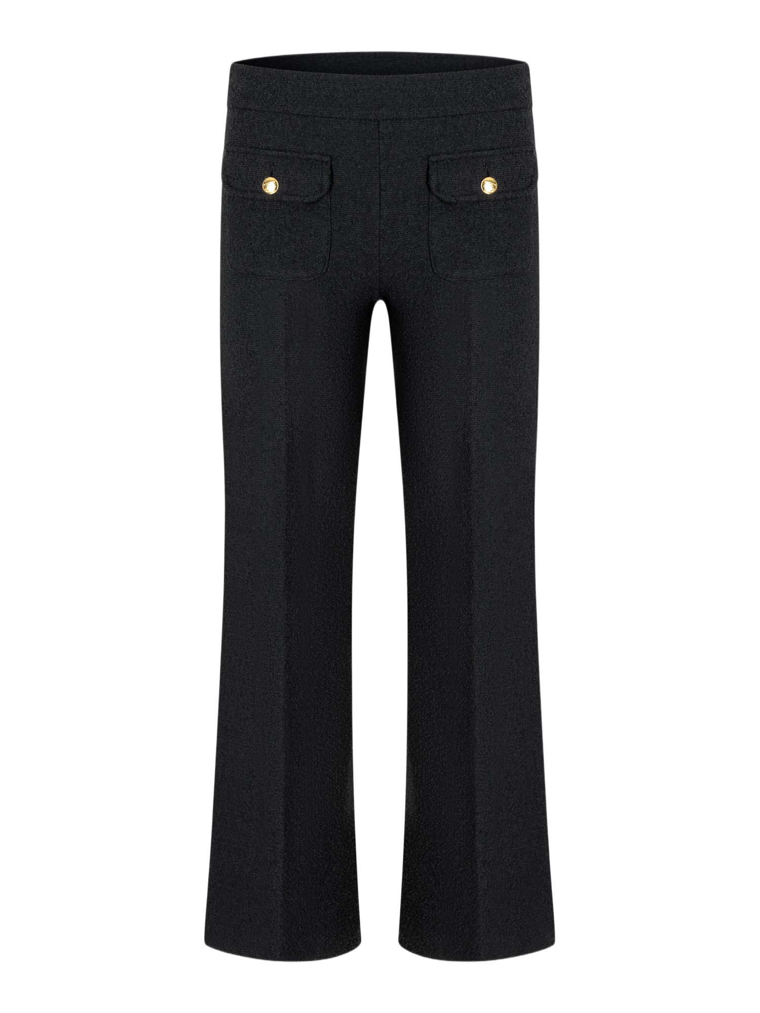 Cambio Stoffhose schwarz,Casual,Polyester,Unifarben,Straight Leg,Mittel
