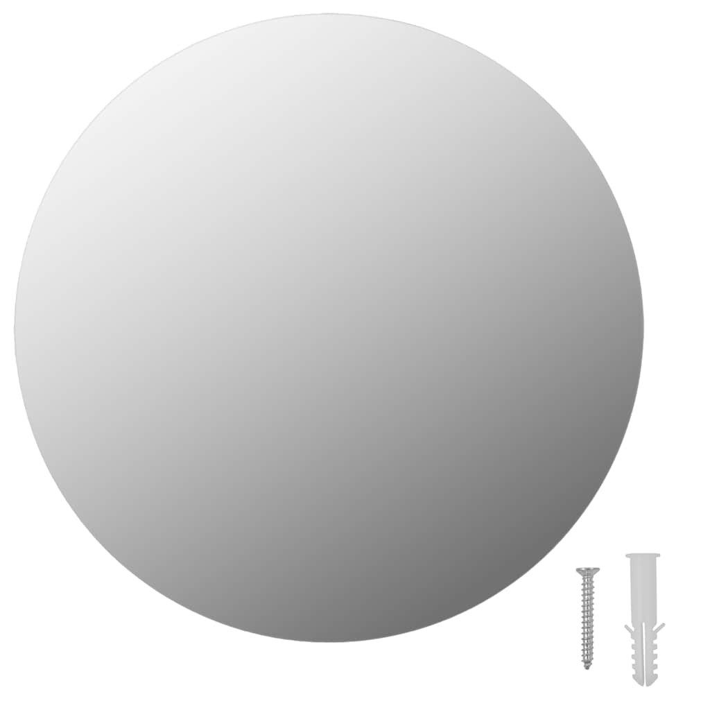 furnicato Wandspiegel Runder rahmenloser aus Glas, 30 cm Durchmesser, klar (1-St)